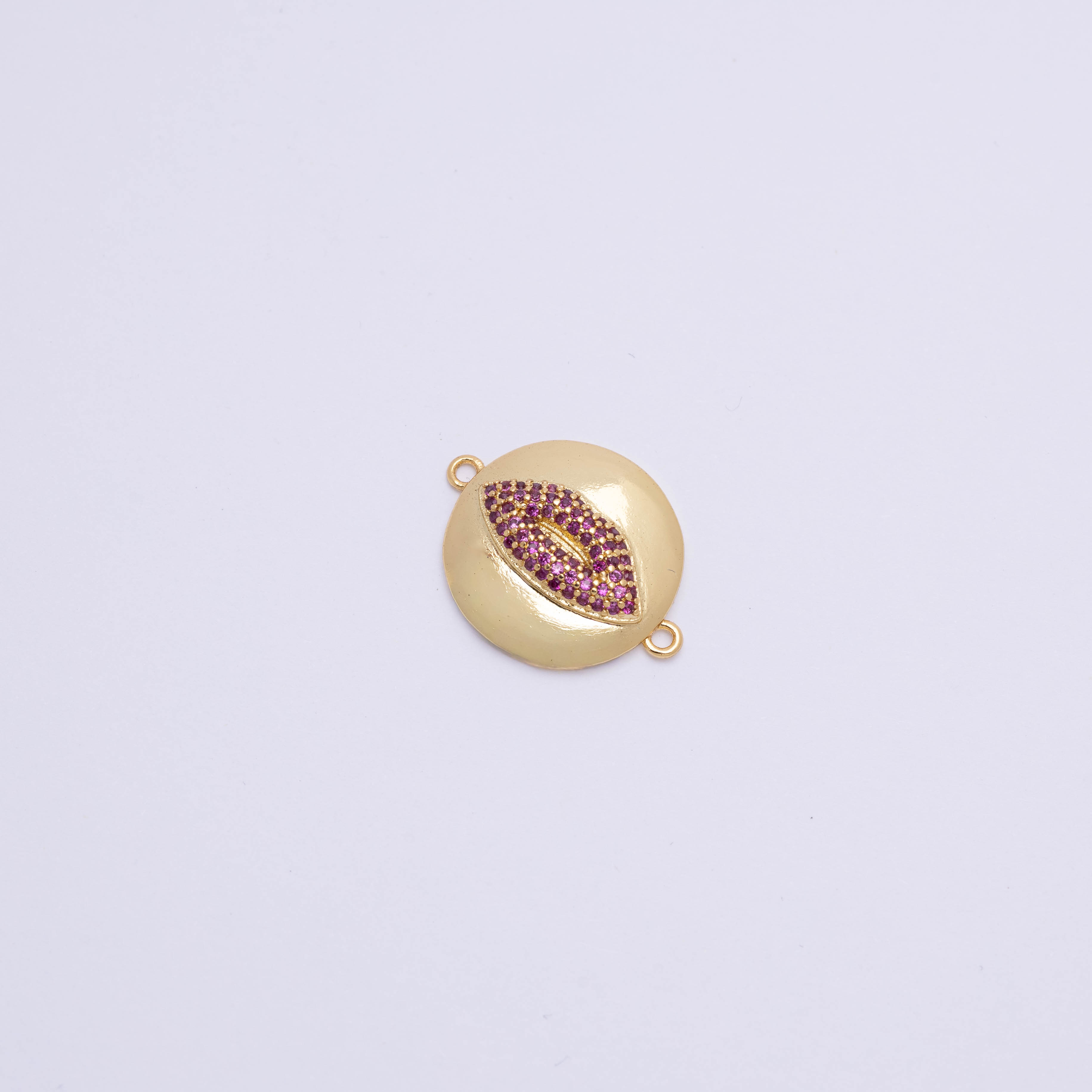14220 Fuchsia Lips Micropave Connector