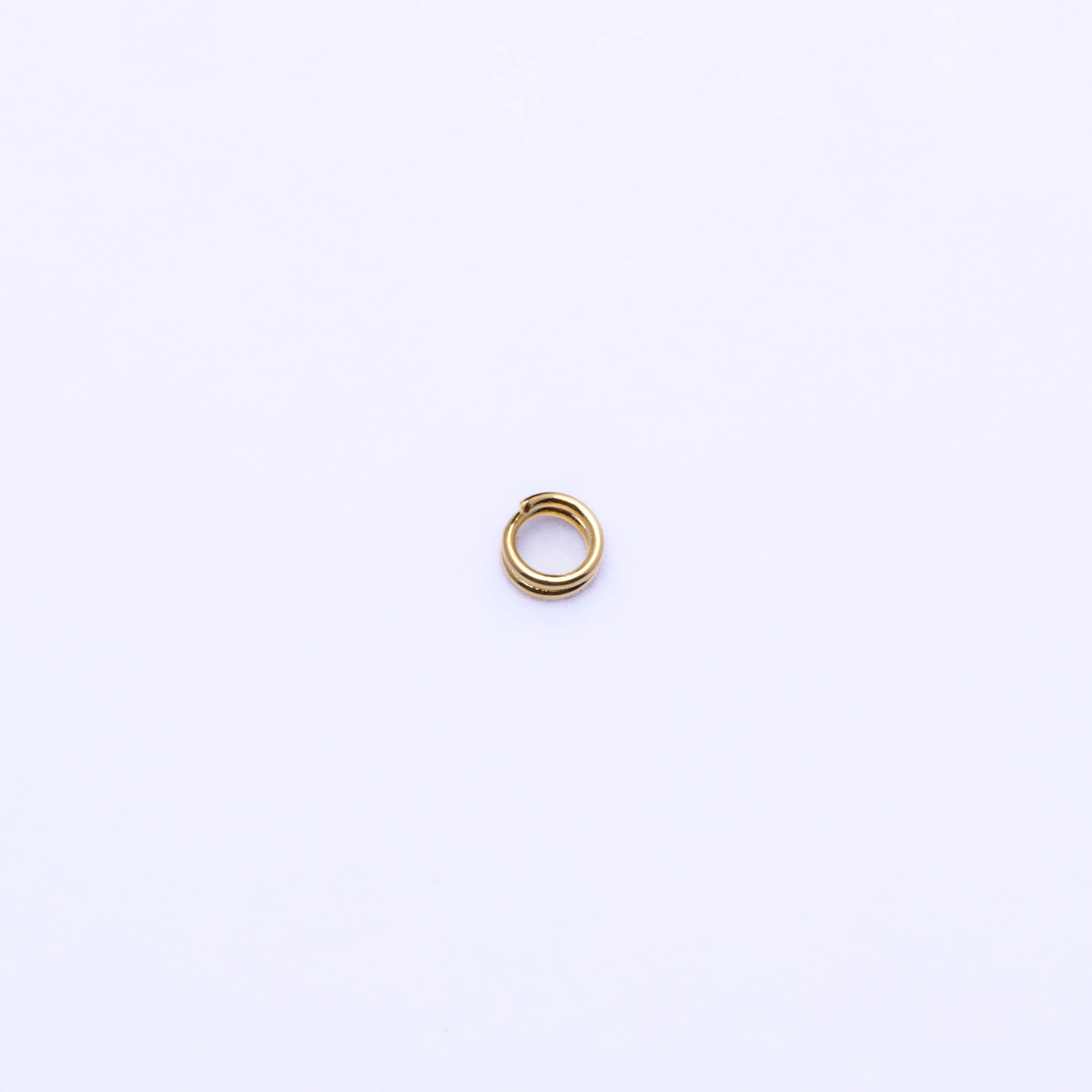 7683 4x0.6mm Gold Jump Ring Double
