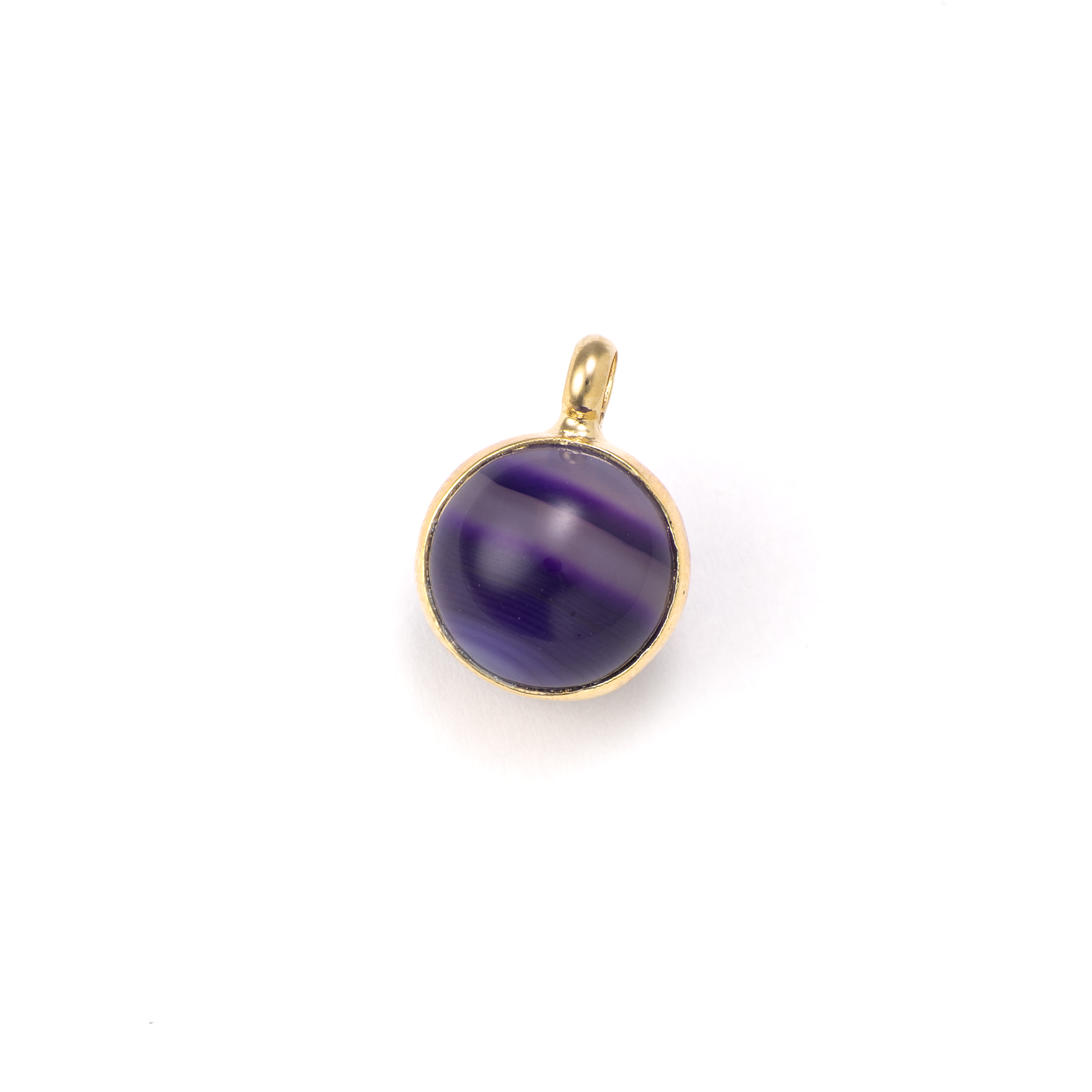 20322 Pendant Agata Purple 13mm