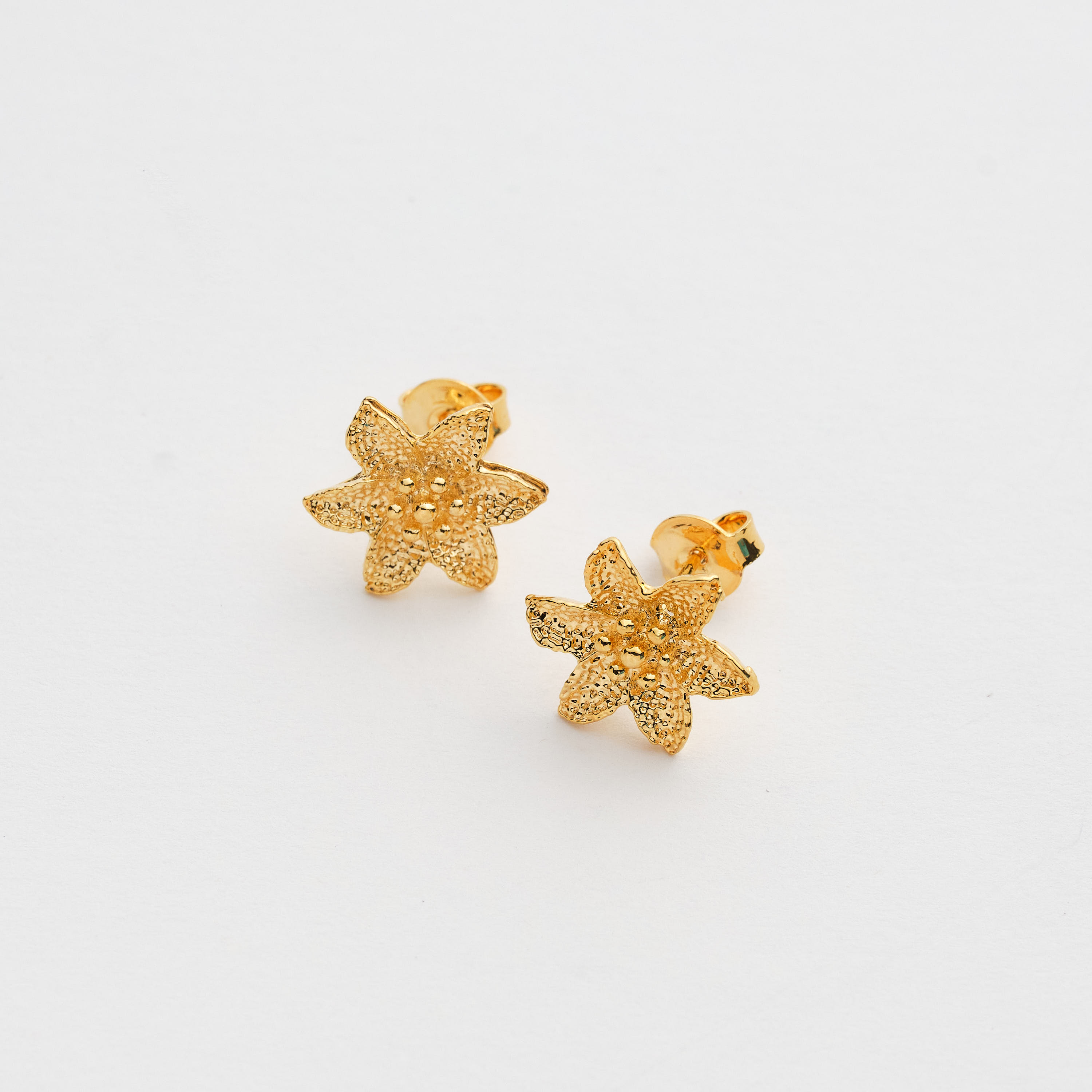 7699 Earring Christmas Flower