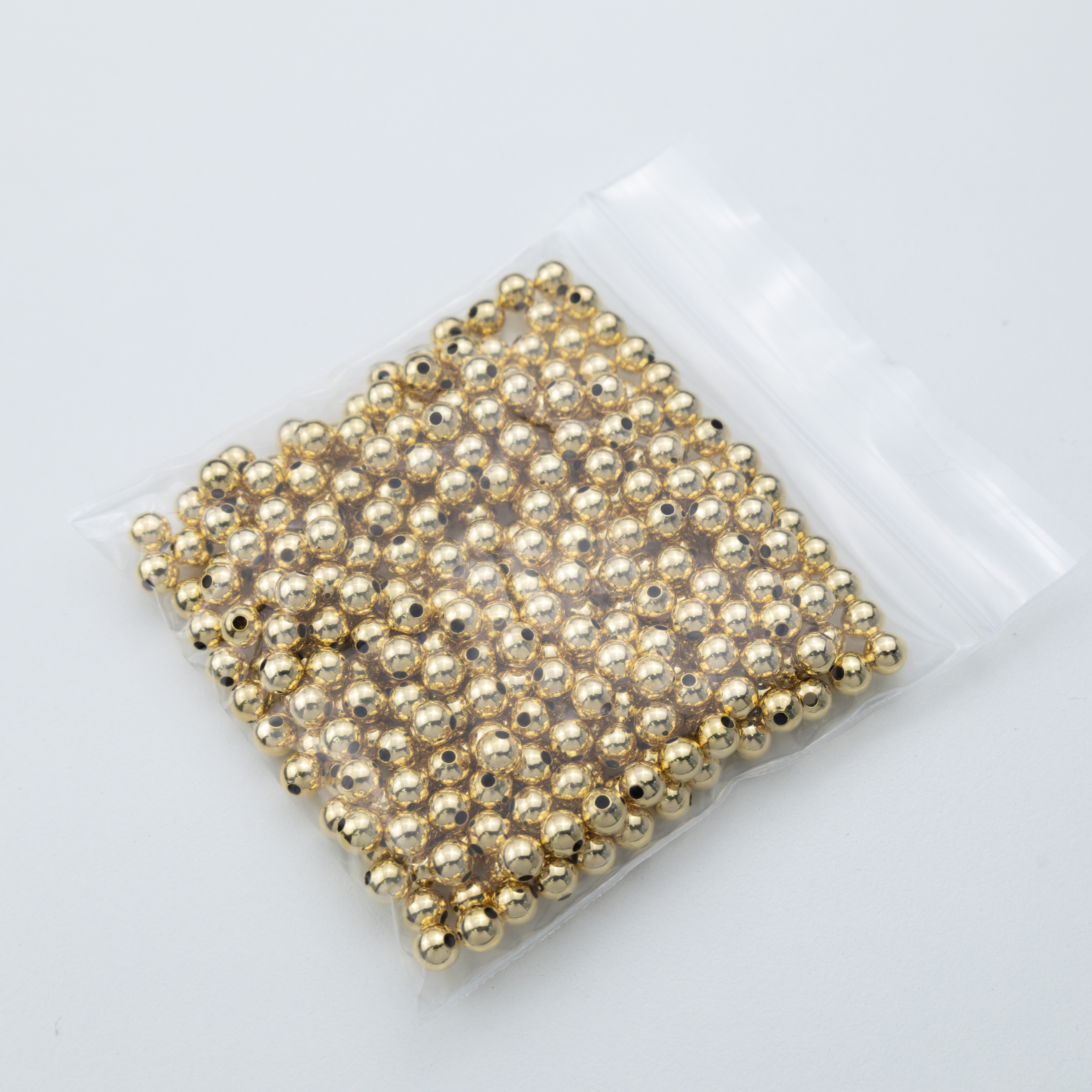 725 5mm Small Hole Smooth Round Beads