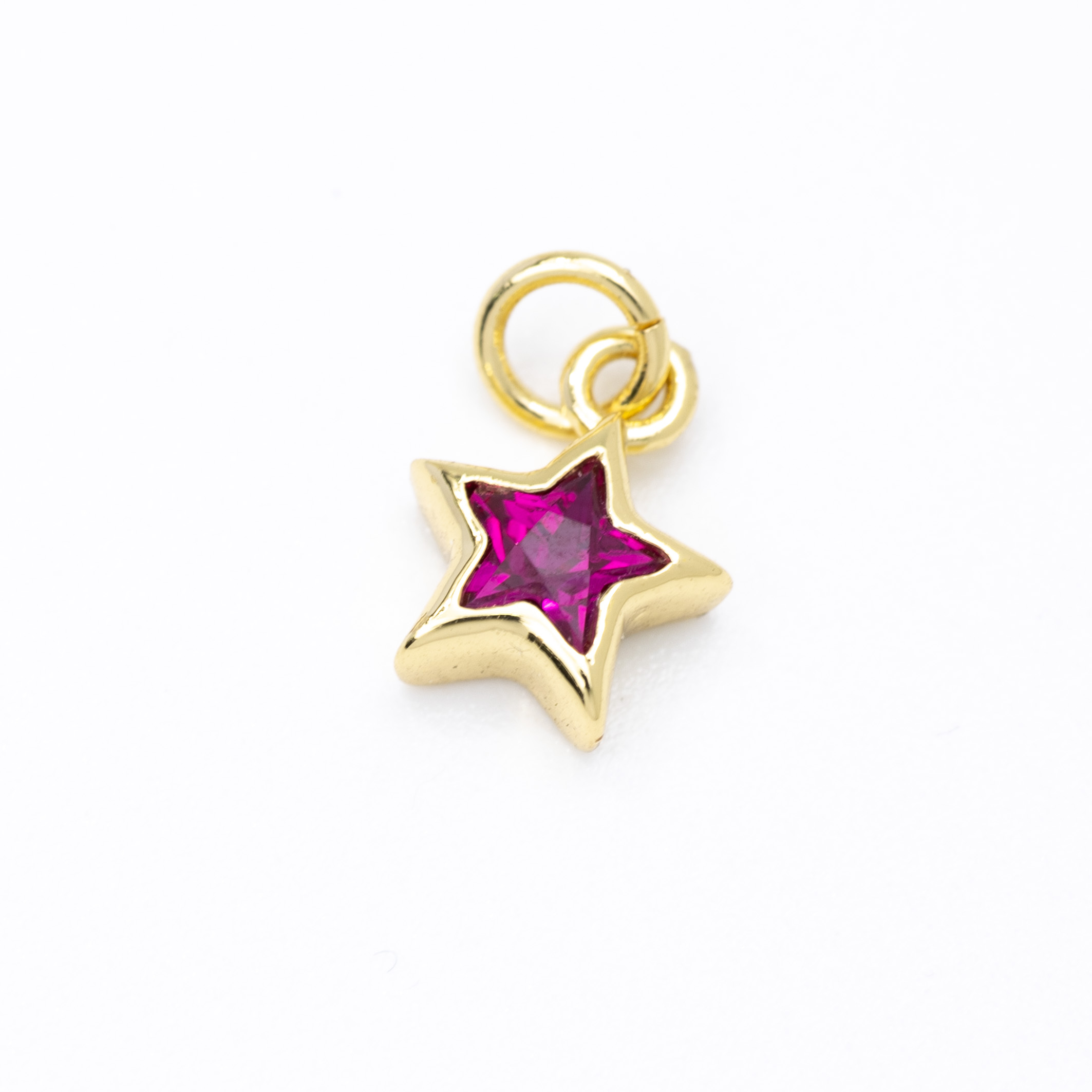 15952 Fuchsia Crystal Star 11mm