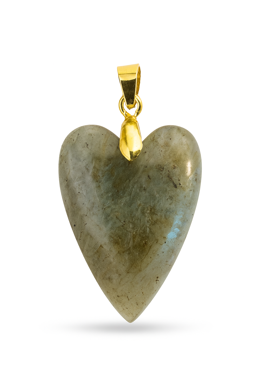 21439 Stone Heart Labradorite Pendant 