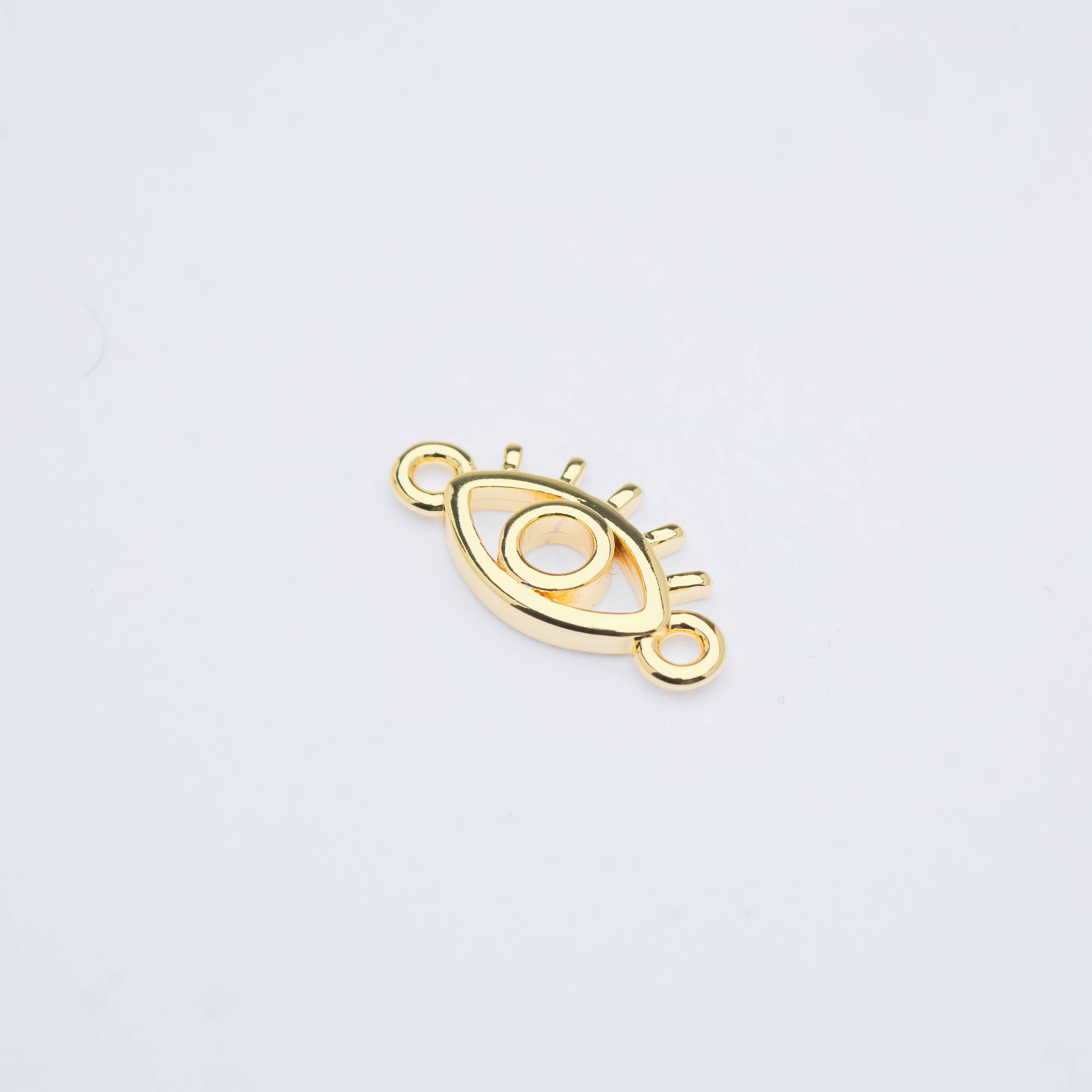 21782 Gold Eye Connector Charm
