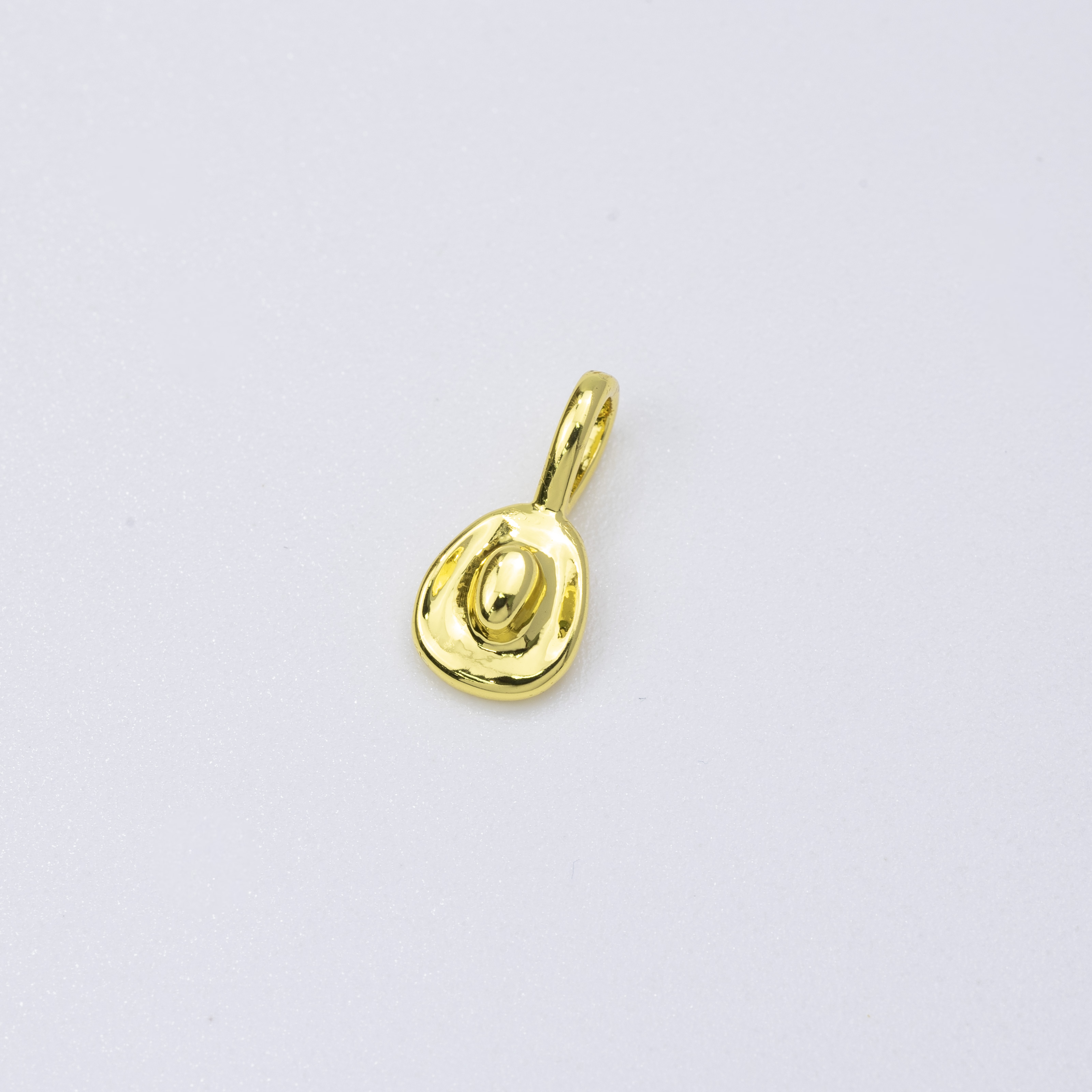 19502 Golden Mini Hat Charm