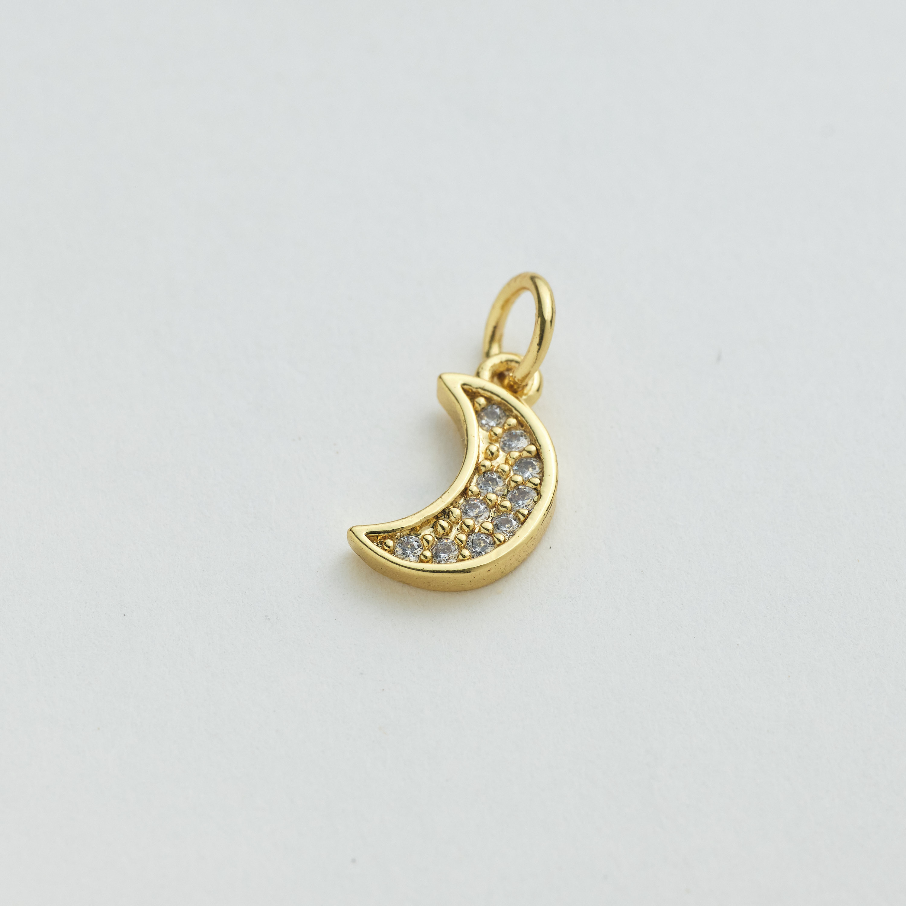 12879 Mini Moon Micropavé Pendant