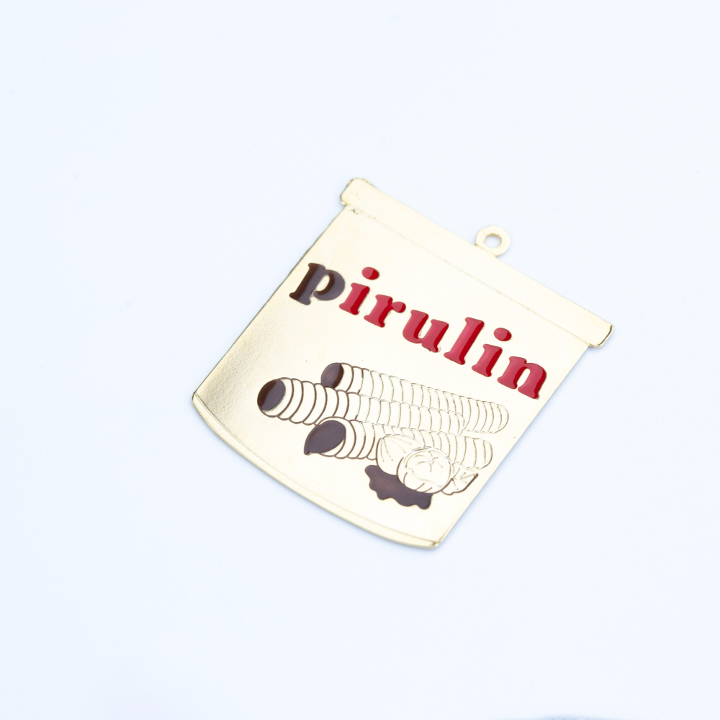 19900 Gold Pendant Pirulin 25mm