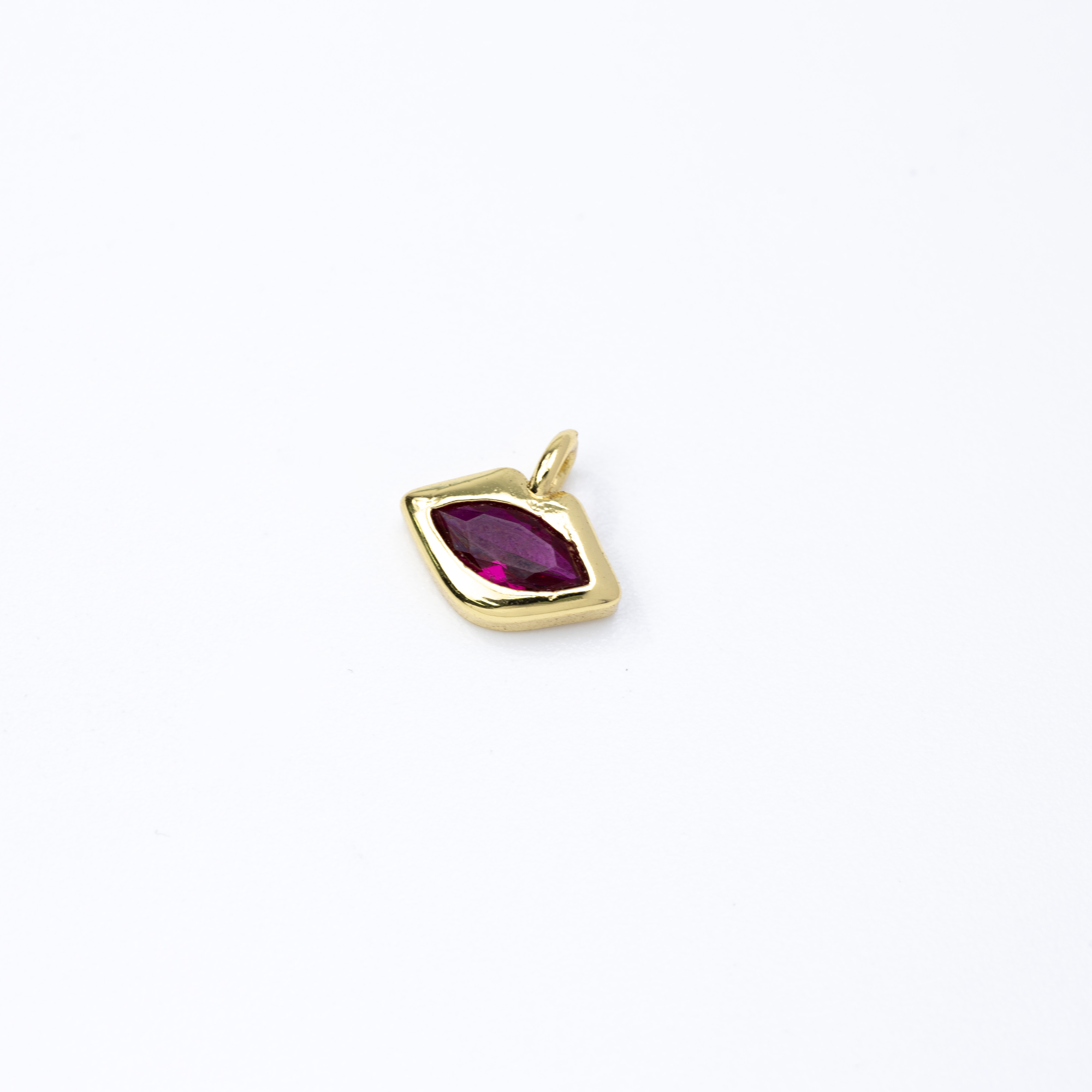 13348 Fuchsia Lips Pendant