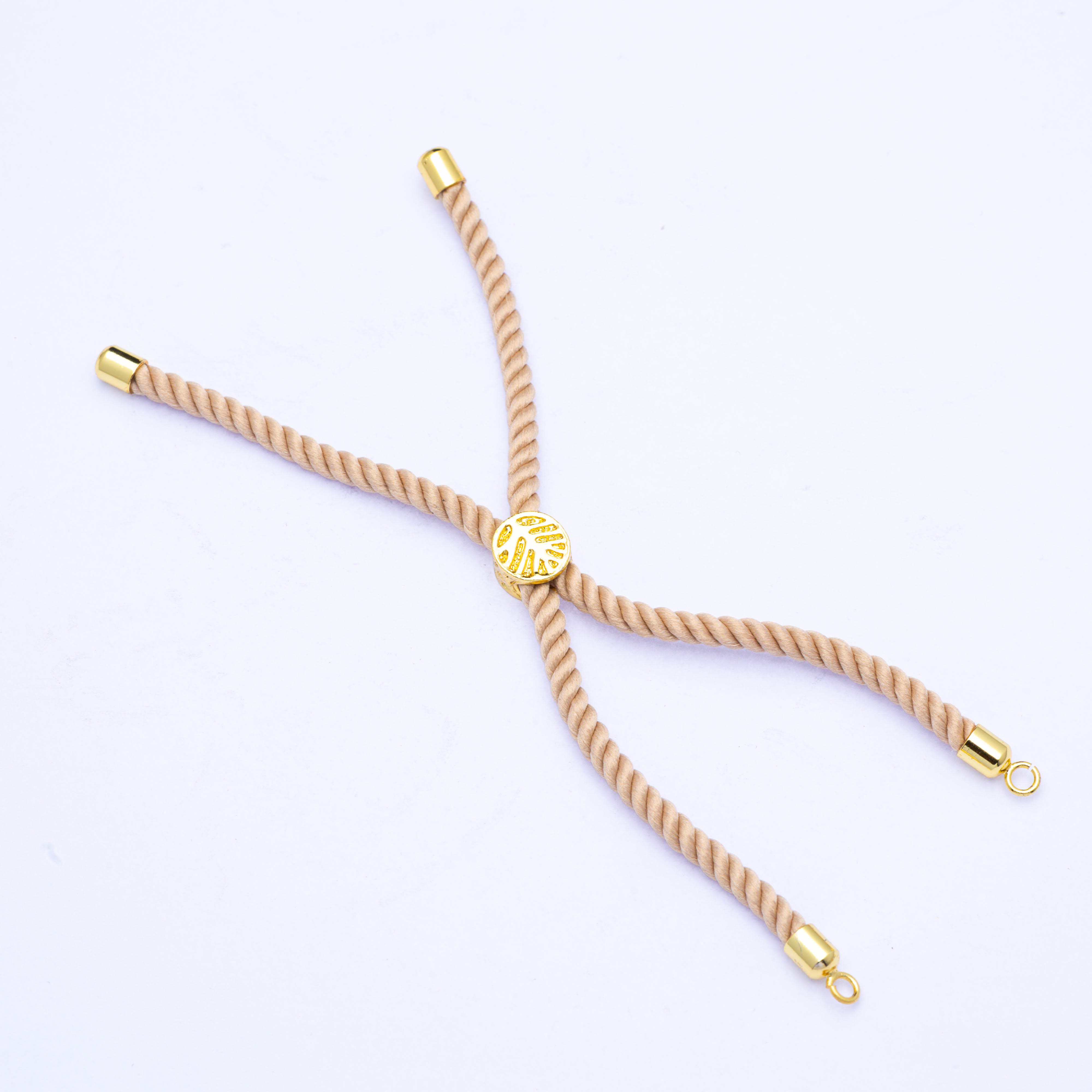 20155 Beige Adjustable Bracelet Cord