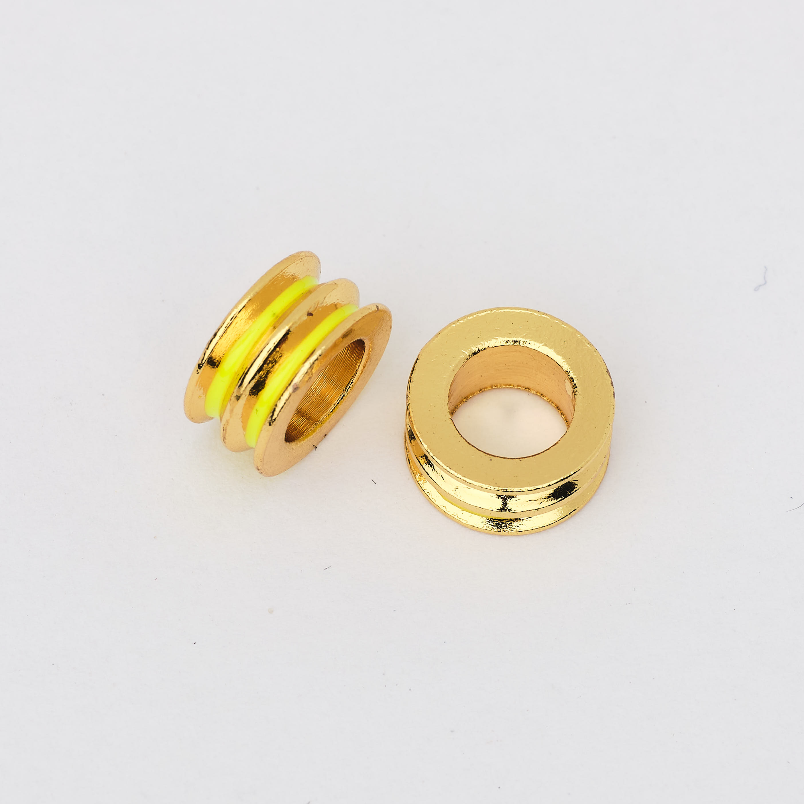 15037 Yellow with Gold Spacer