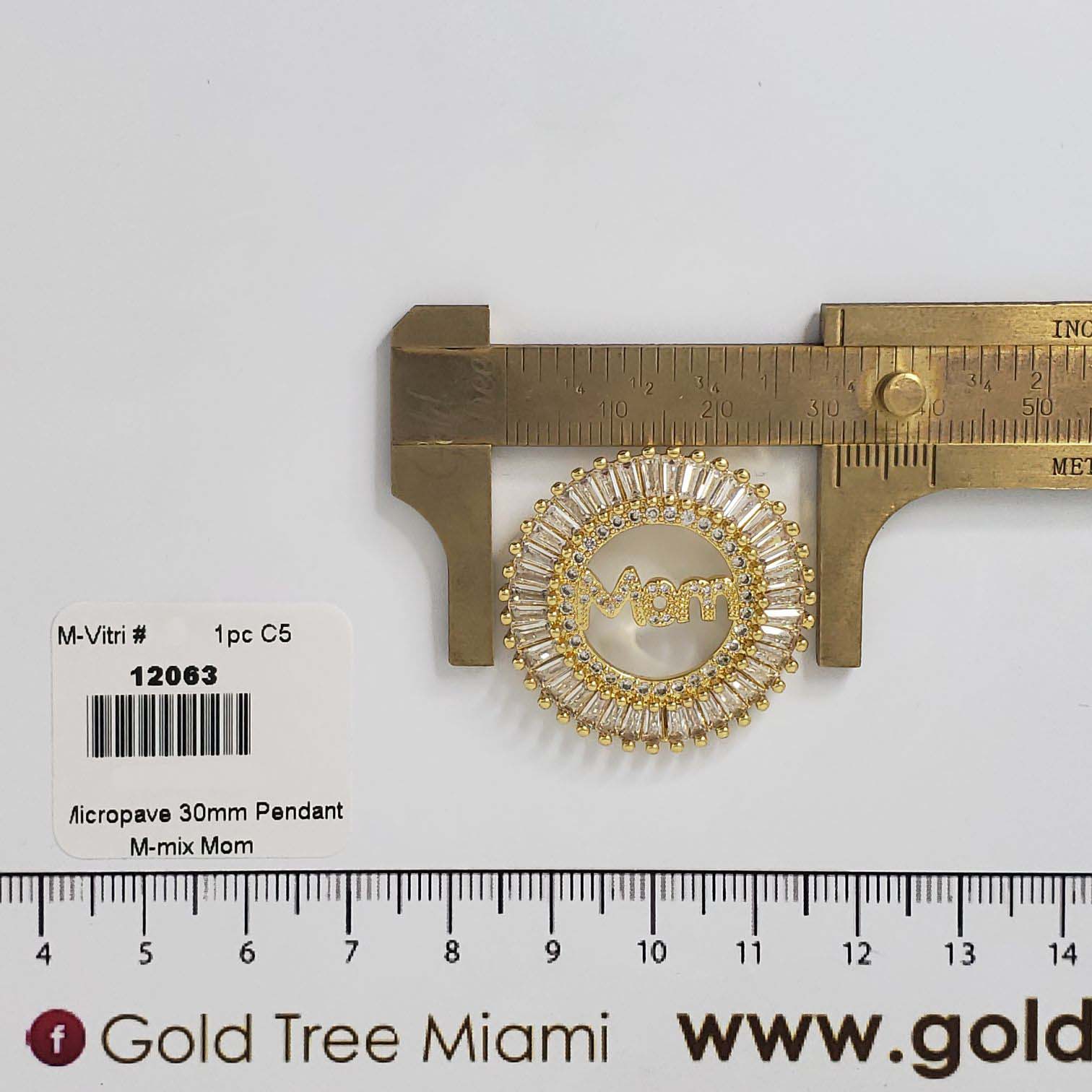 12063 Mom Micropave Pendant