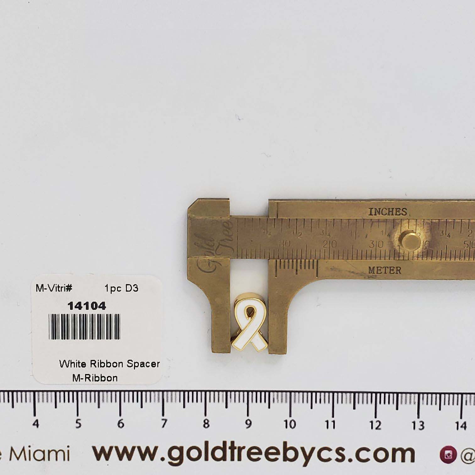 14104 White Ribbon Spacer