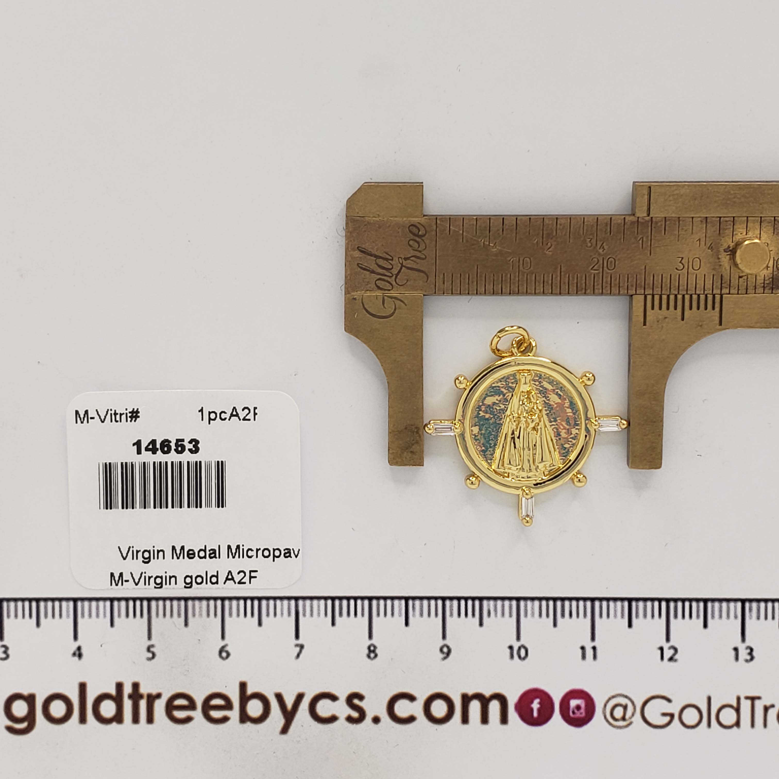 14653 Virgen Carmen Medal Micropave