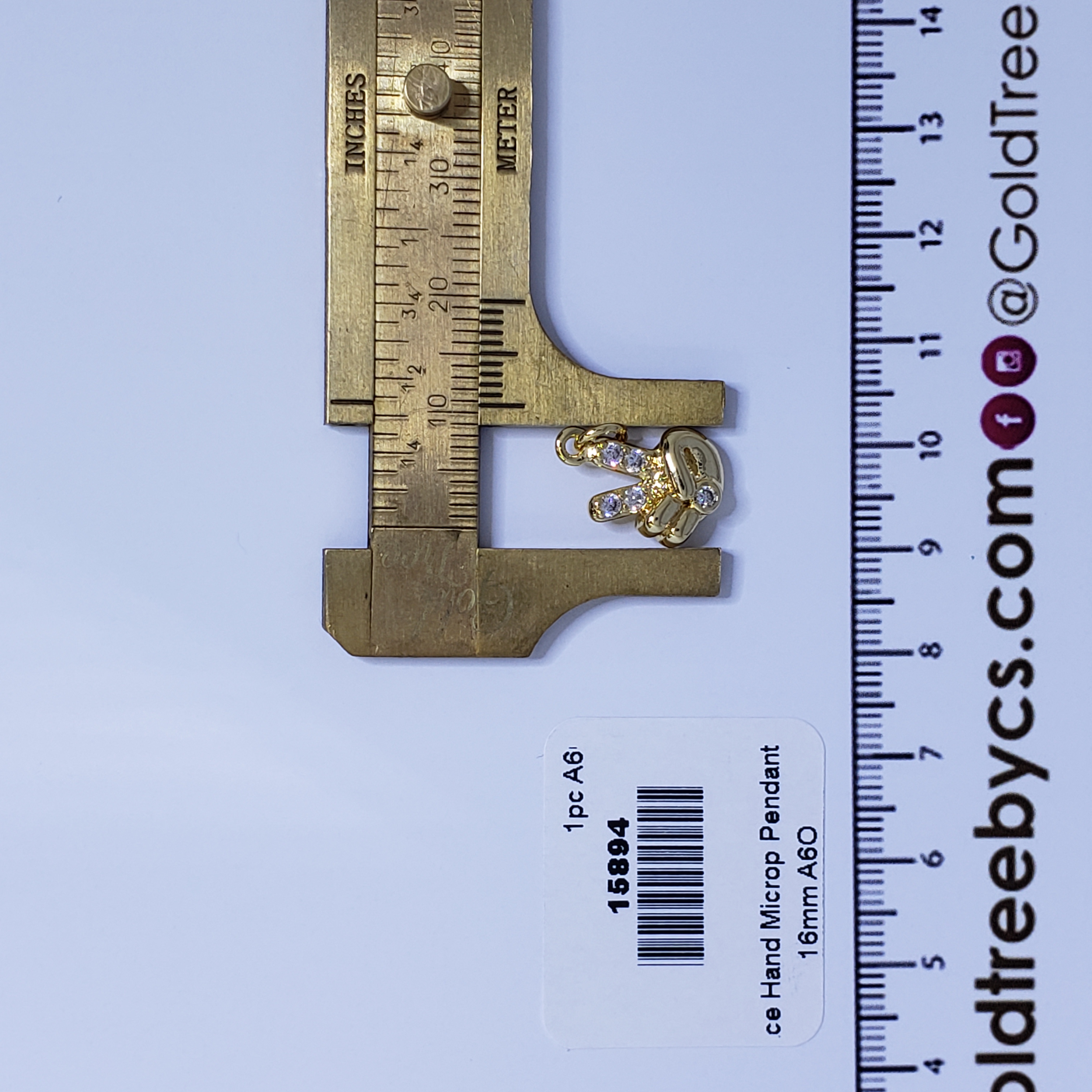 15894 Cadena de Mano de la Paz con Microengaste