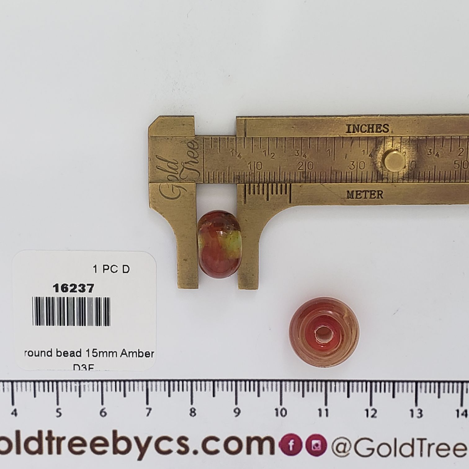 16237 Espaciador Redondo Mal de Ámbar