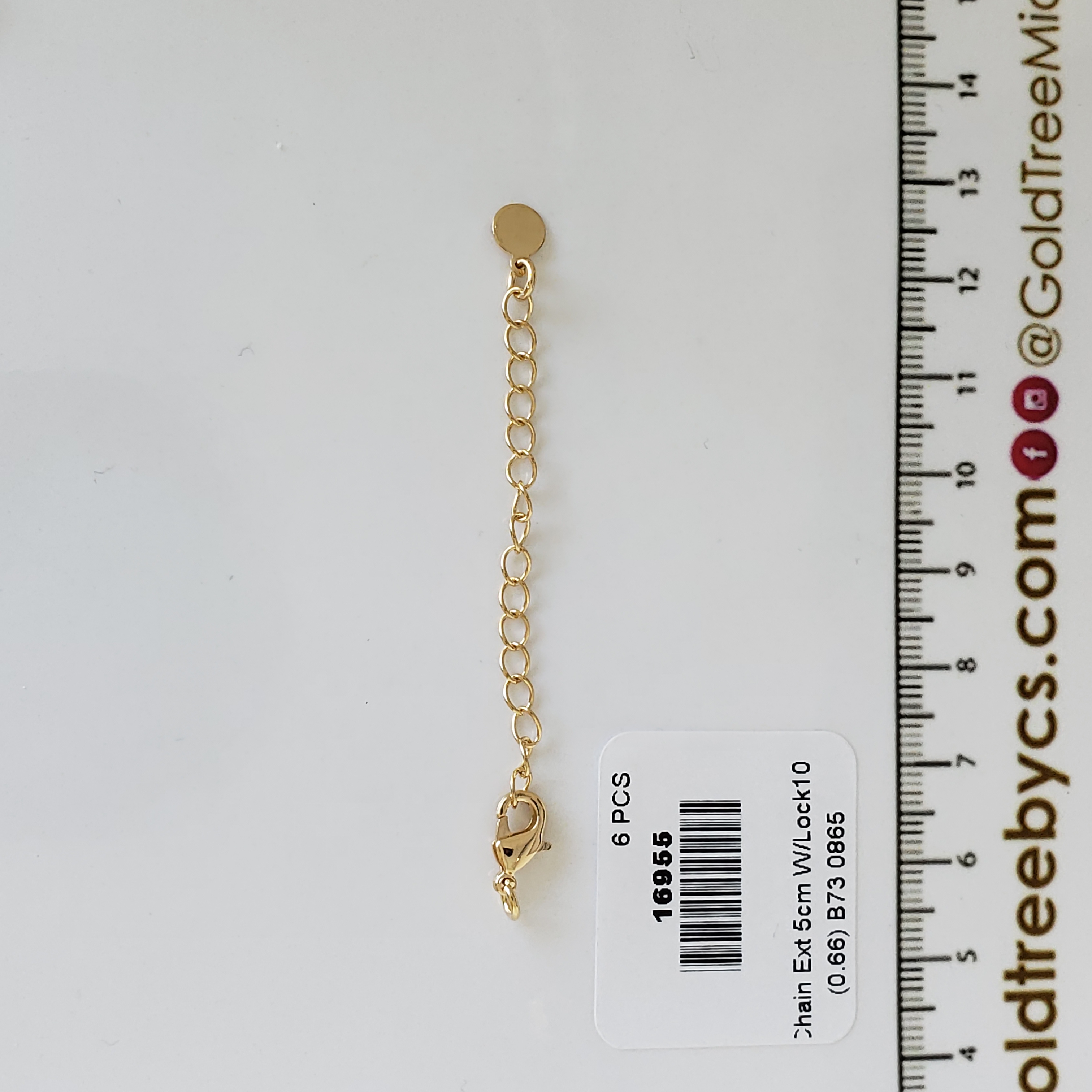 16955 Chain Extender 5cm with Lock 10mm
