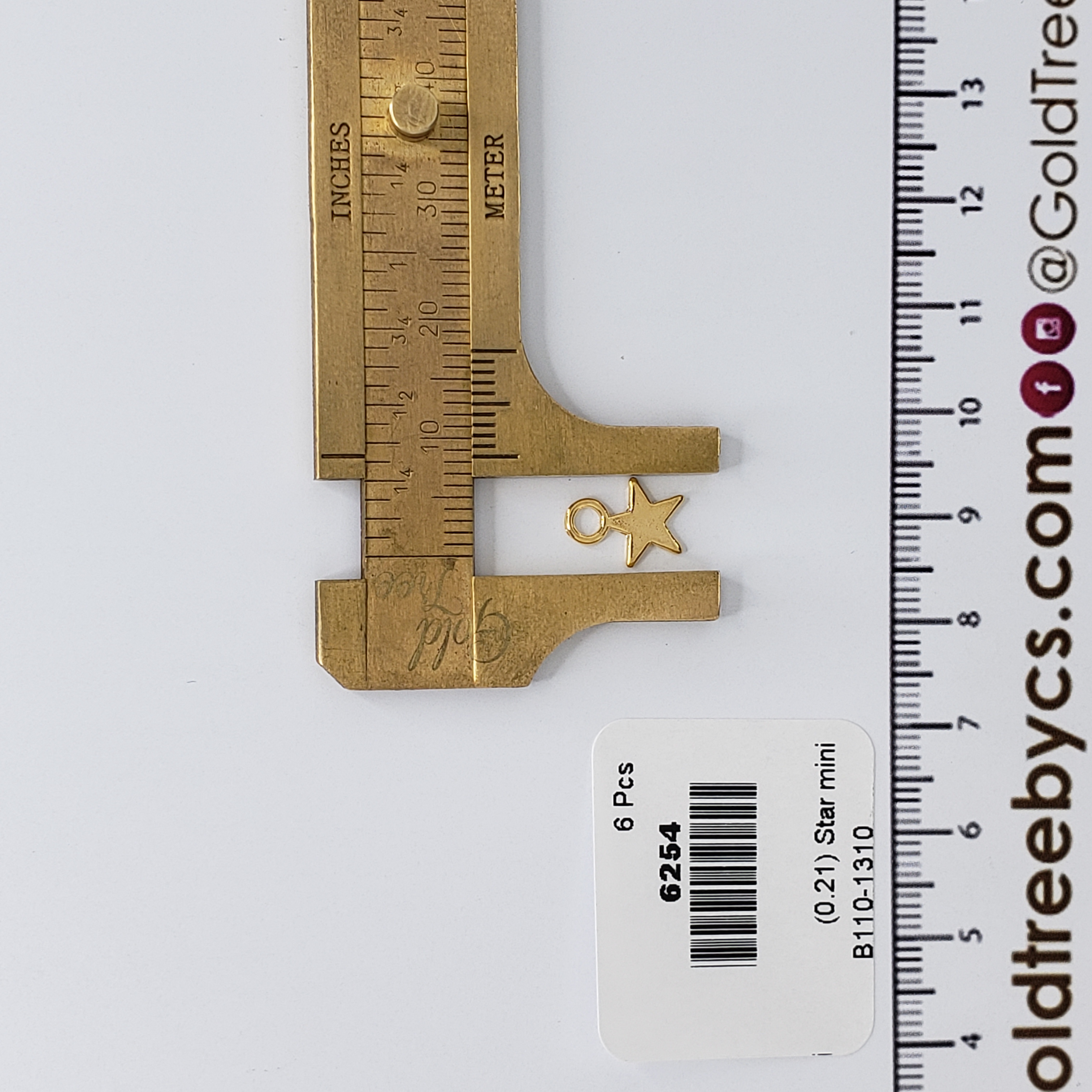 6254 Mini Star Charm