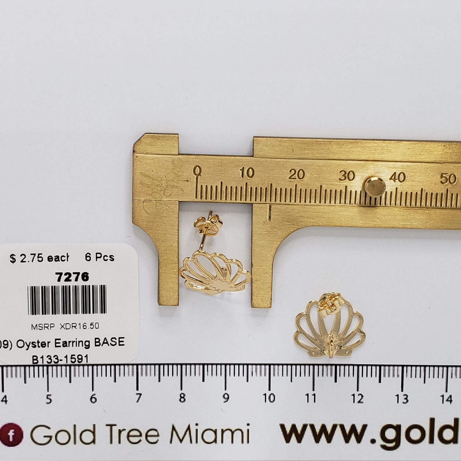 7276 Oyster Earring BASE