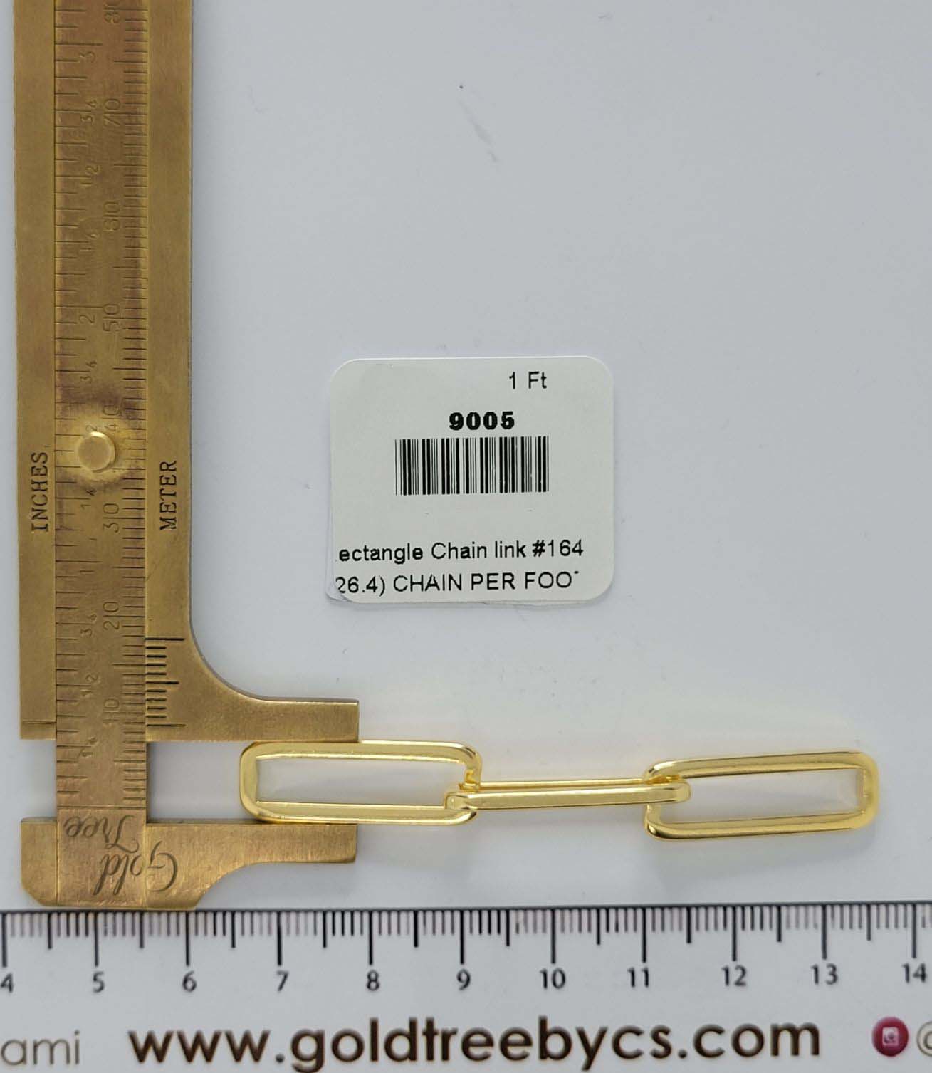 9005 Rectangle Chain link #164