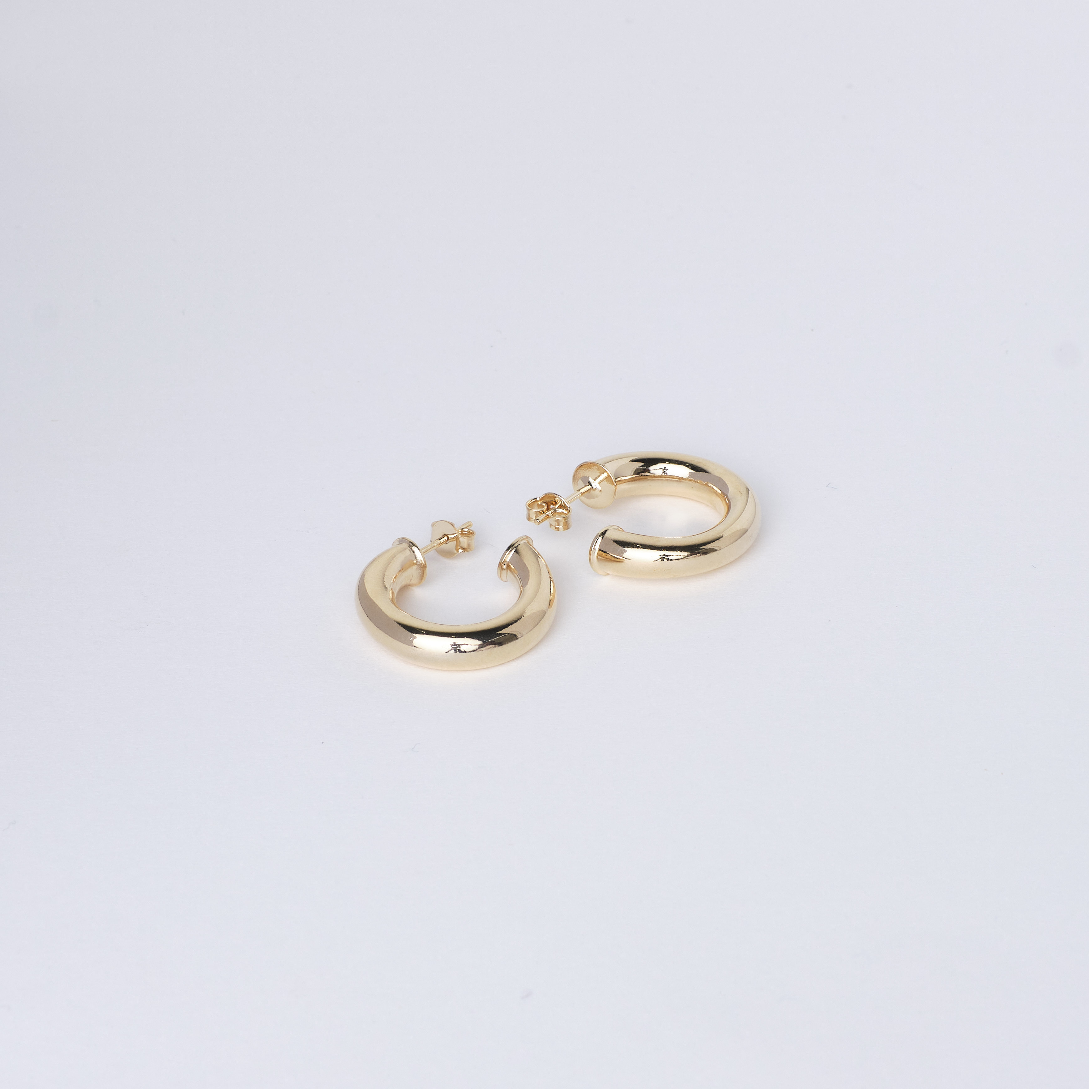10175 23x5mm Gold Earrings Hoops