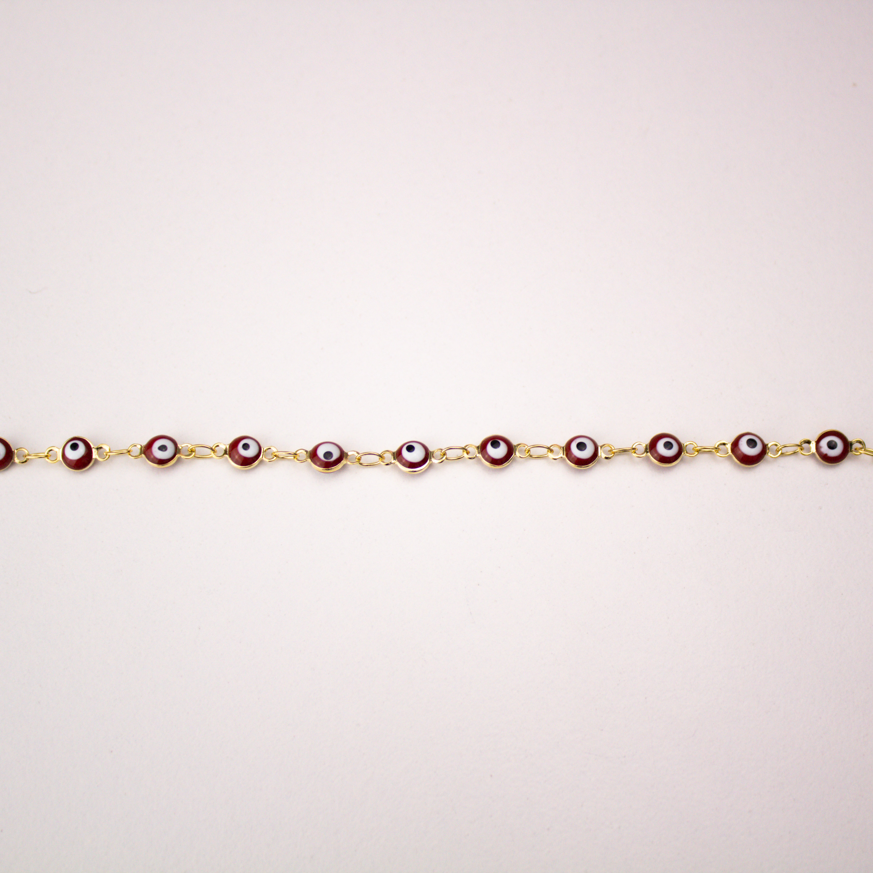 10377 Evil Eye Chain Red 4.5mm