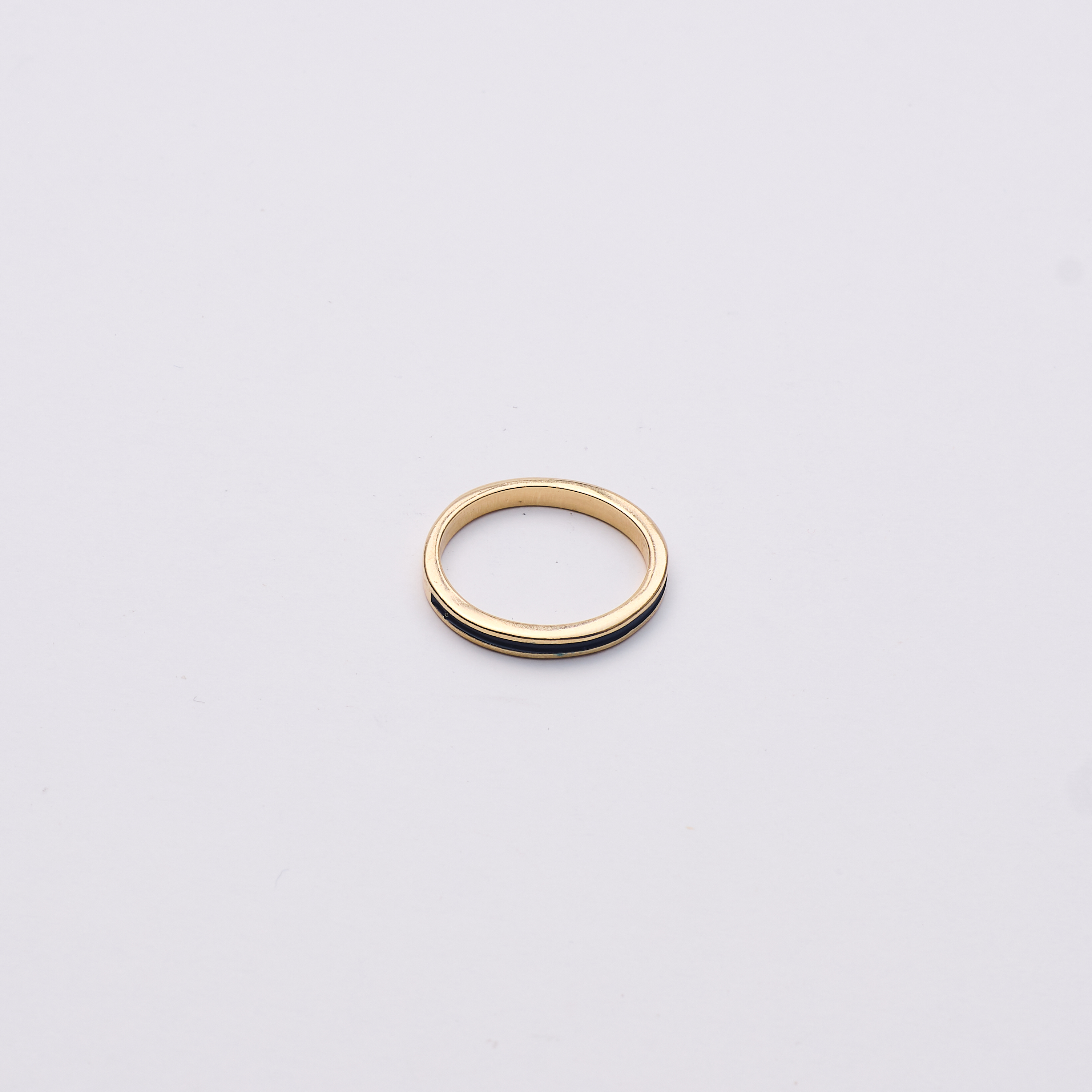 10908 Blue Enamel Ring