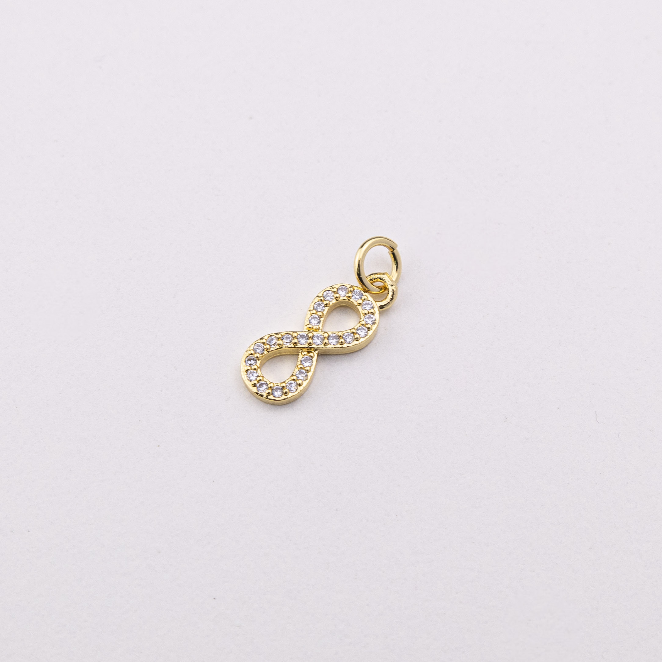 11391 Clear Micropave Infinity Pendant