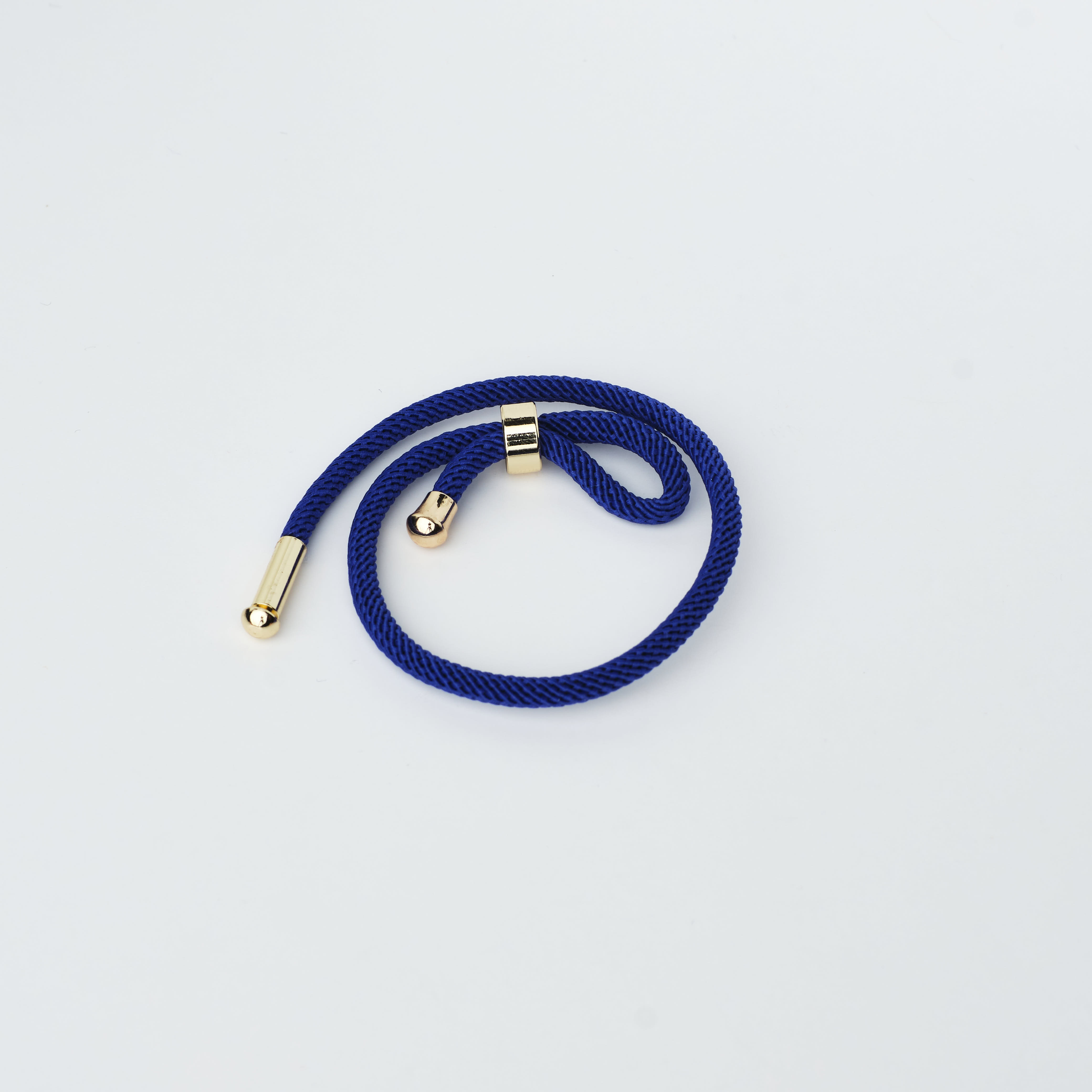 11557 Blue Adjustable Bracelet with Ring