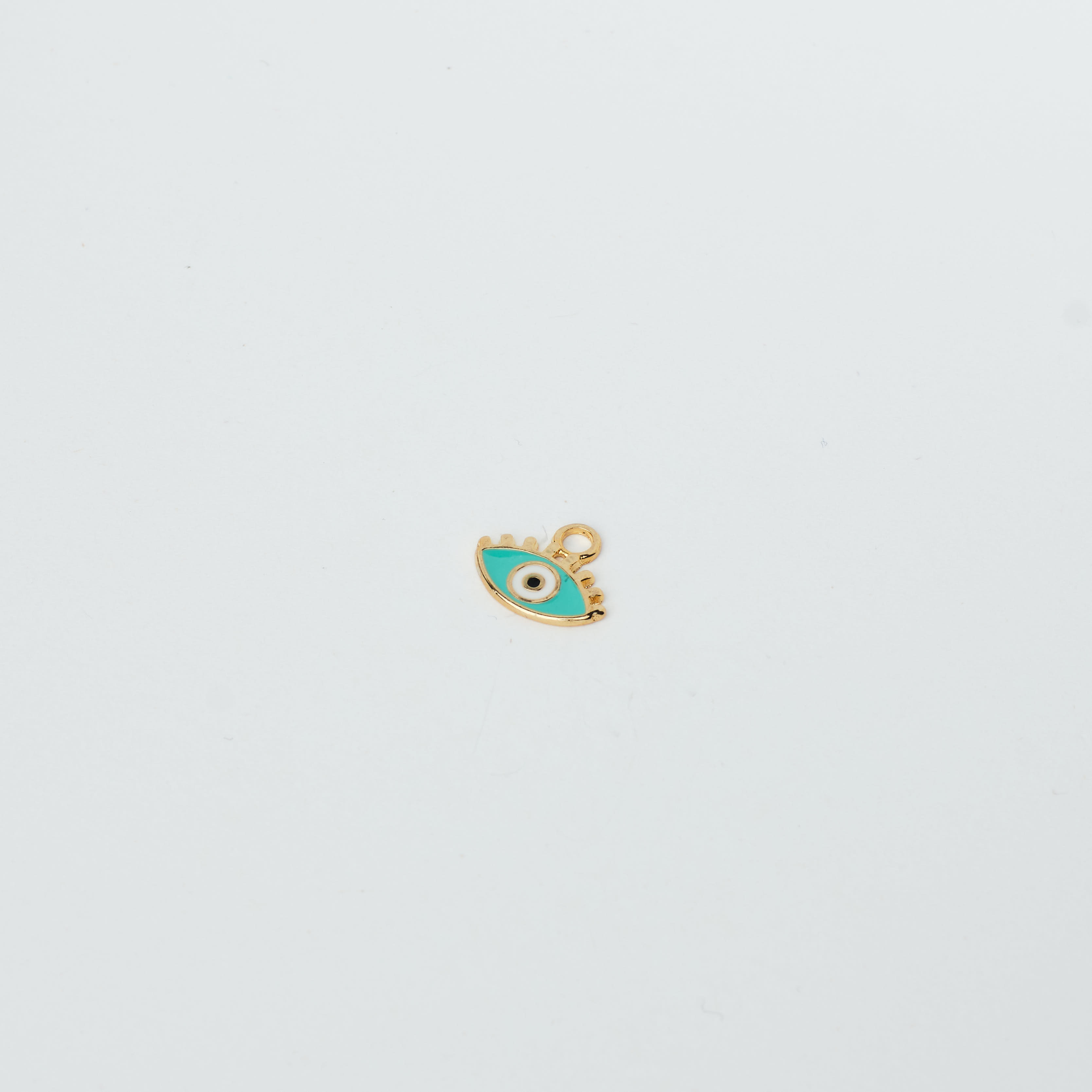 11994 Turquoise Enamel Evil Eye Pendant