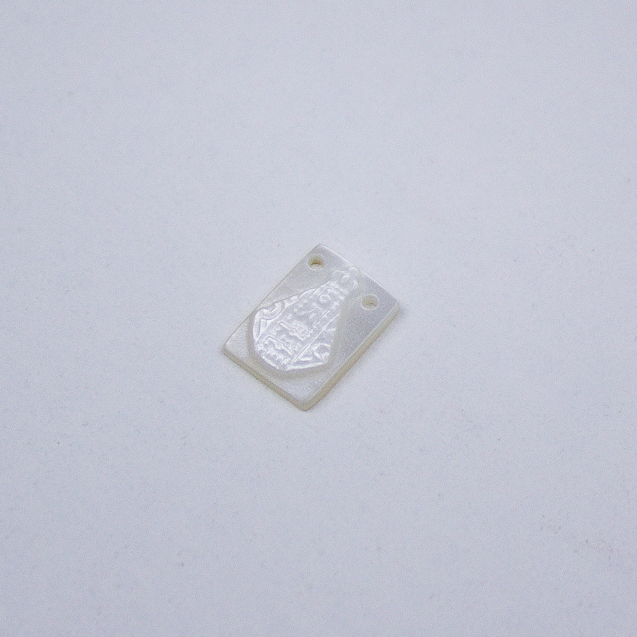 1244 Valle Shell Pendant 12x8mm