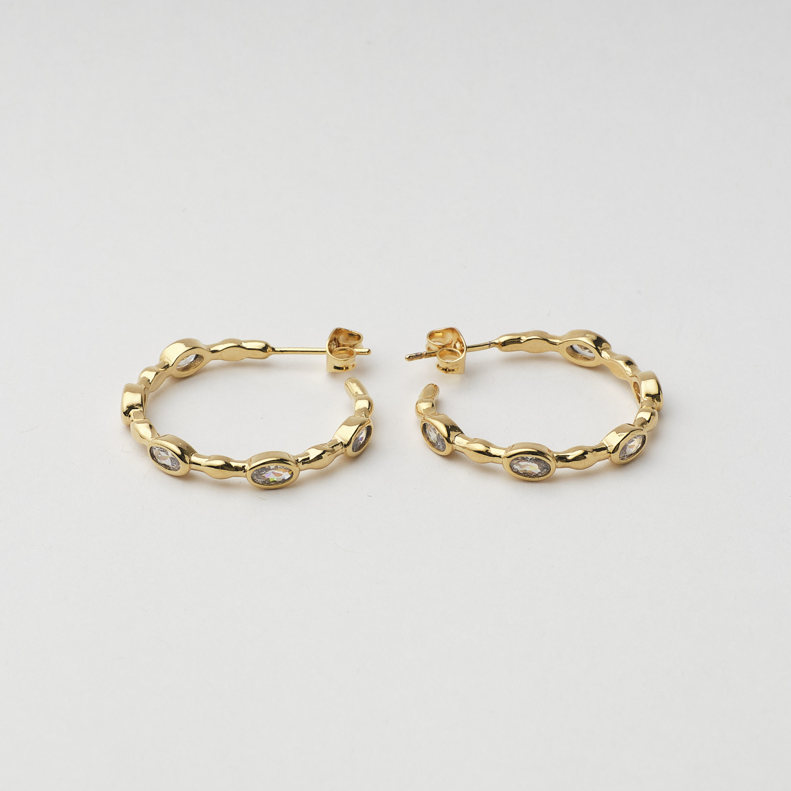 12497 30mm Earrings with Crystals 