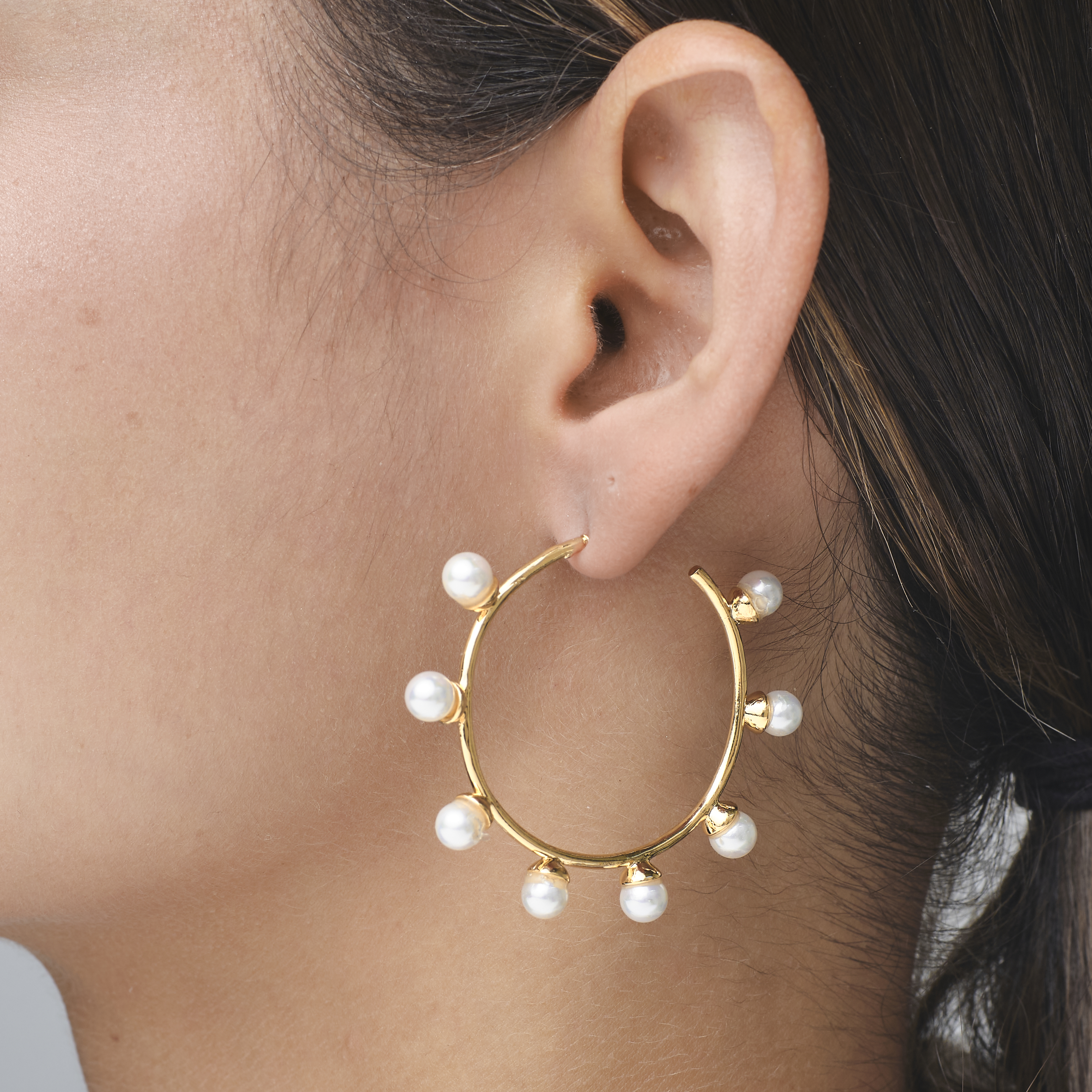 12753 Earring Pear 5mm