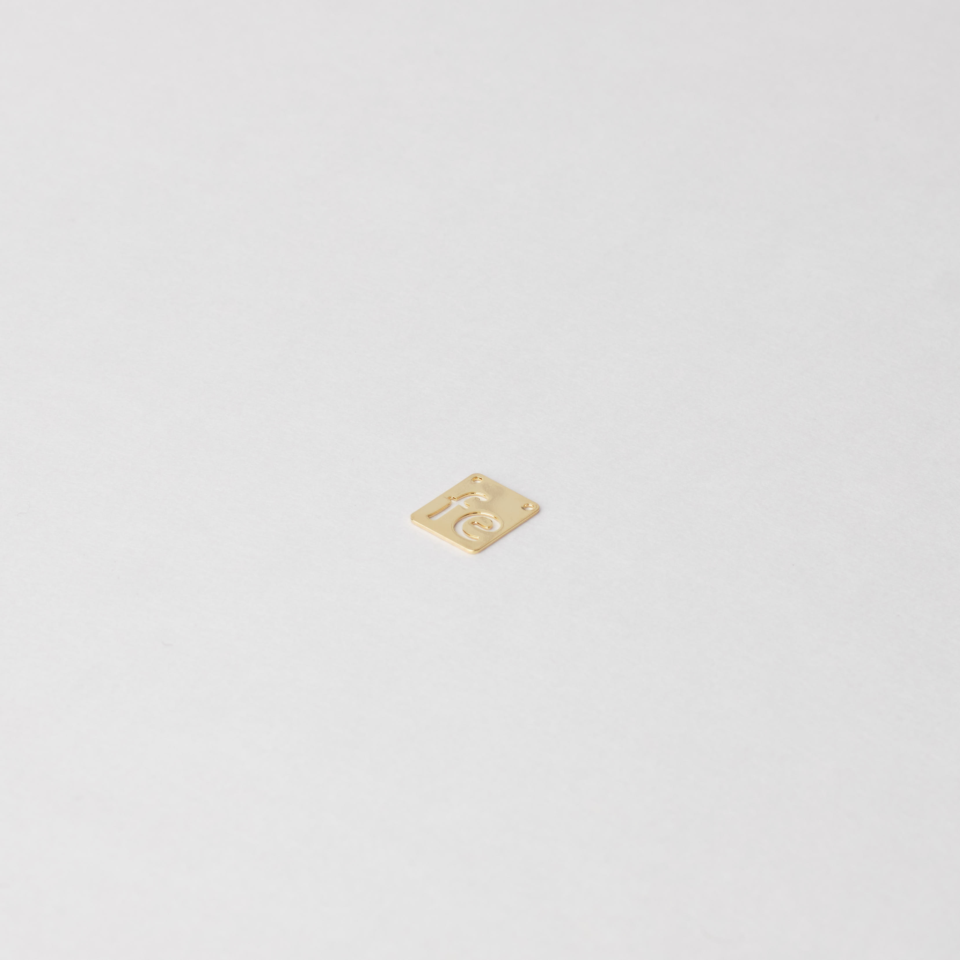 13819 Retangular Scapular Fe Charm