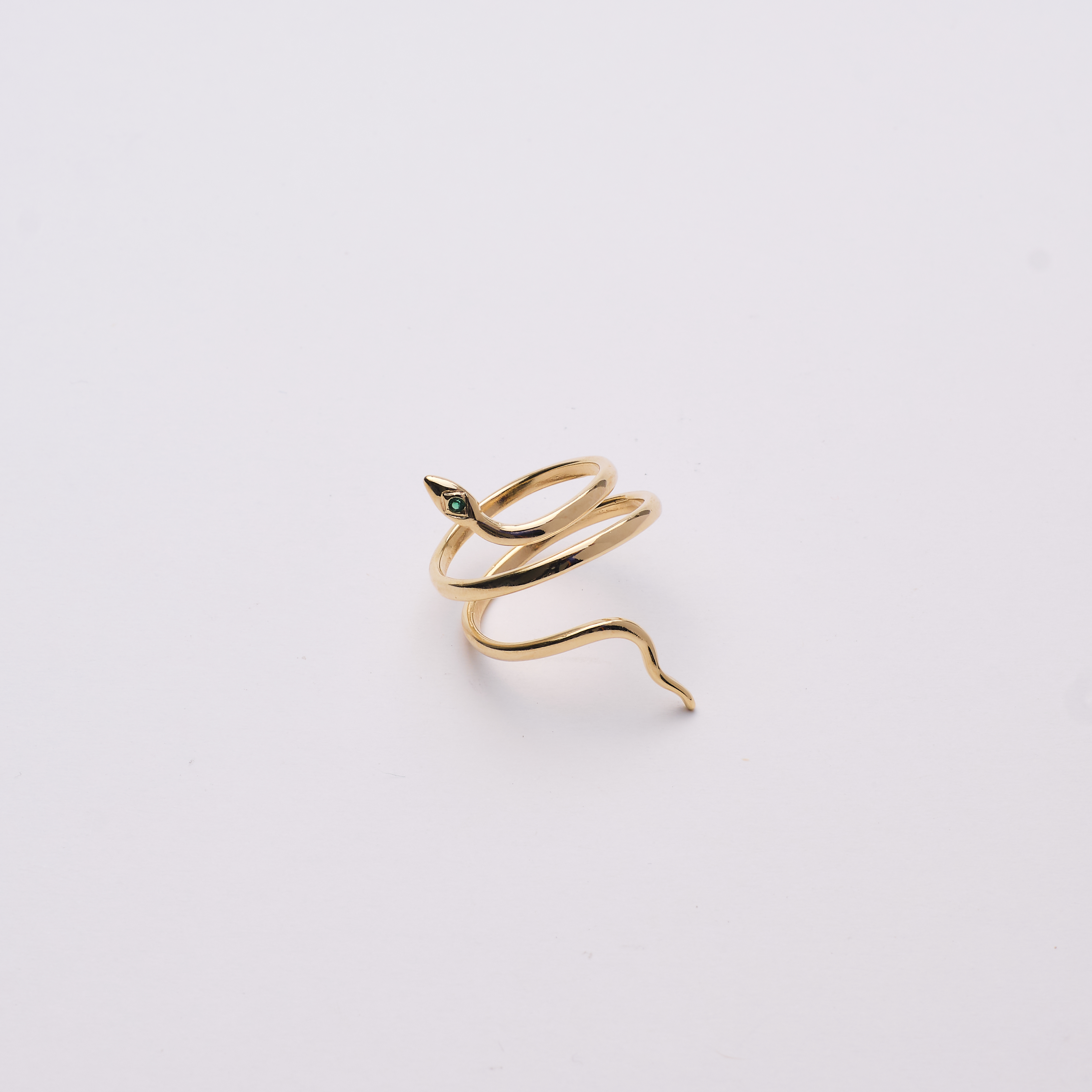 14837 Adjustable Gold Snake Ring