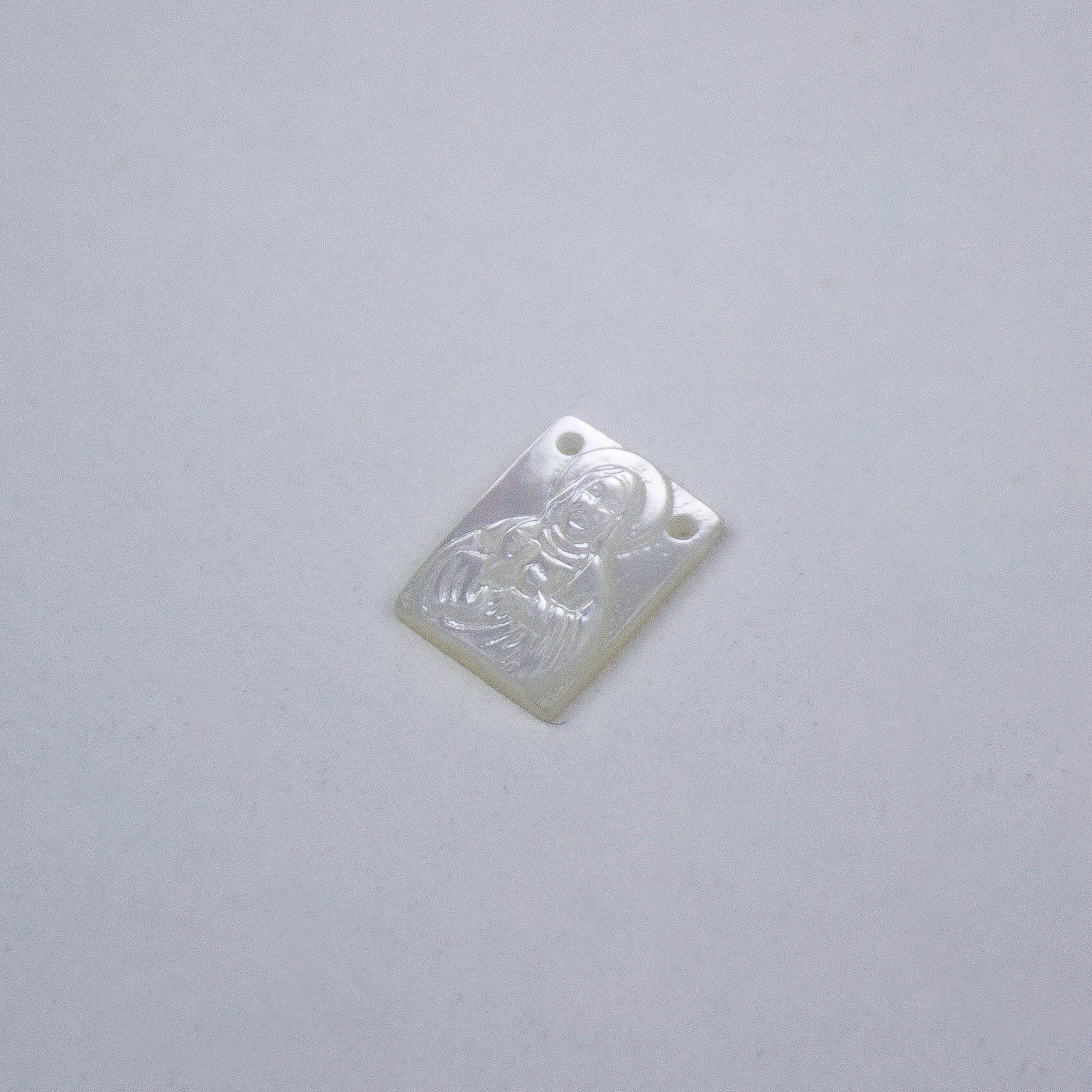 15534 Jesus Scapular Shell 12x8mm