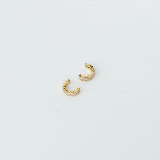 15704 Clear Tennis Ear Cuff