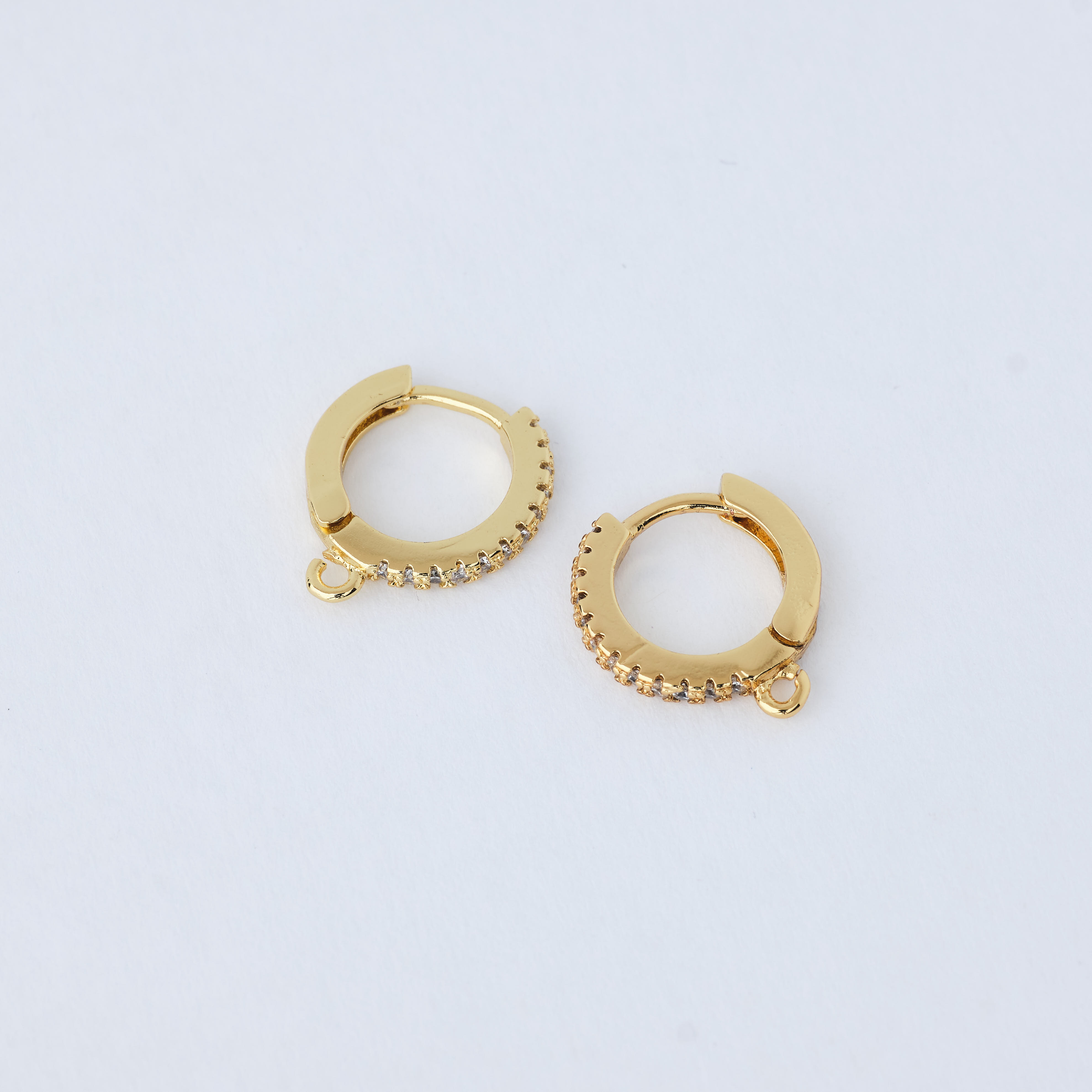 15710 13x2mm Earring Micropave