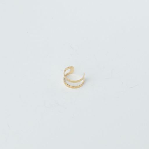 16133 12mm Gold Ear Cuff Spiral