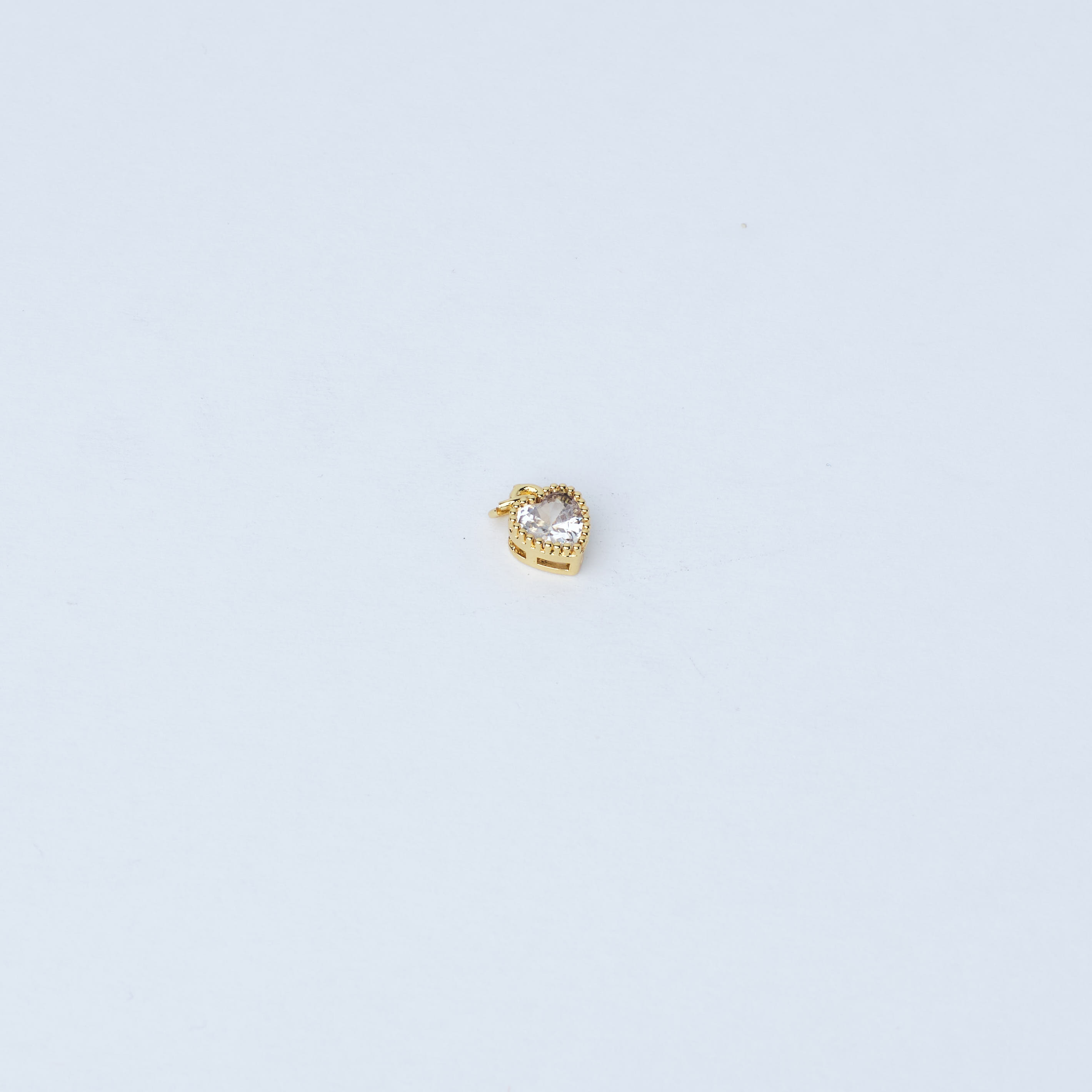 16465 10mm Clear Crystal Heart Pendant