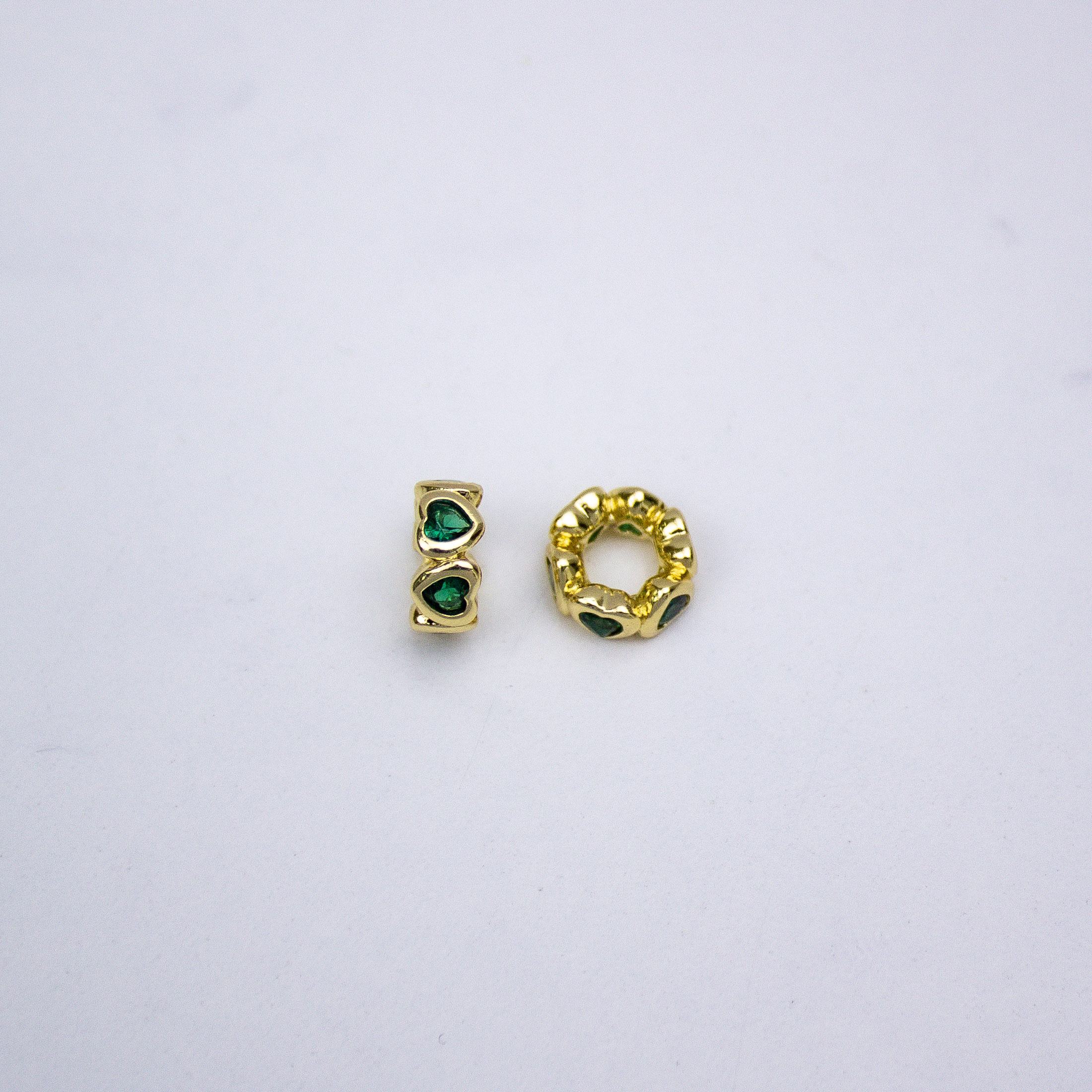 17310 10mm Green Hearts Spacer