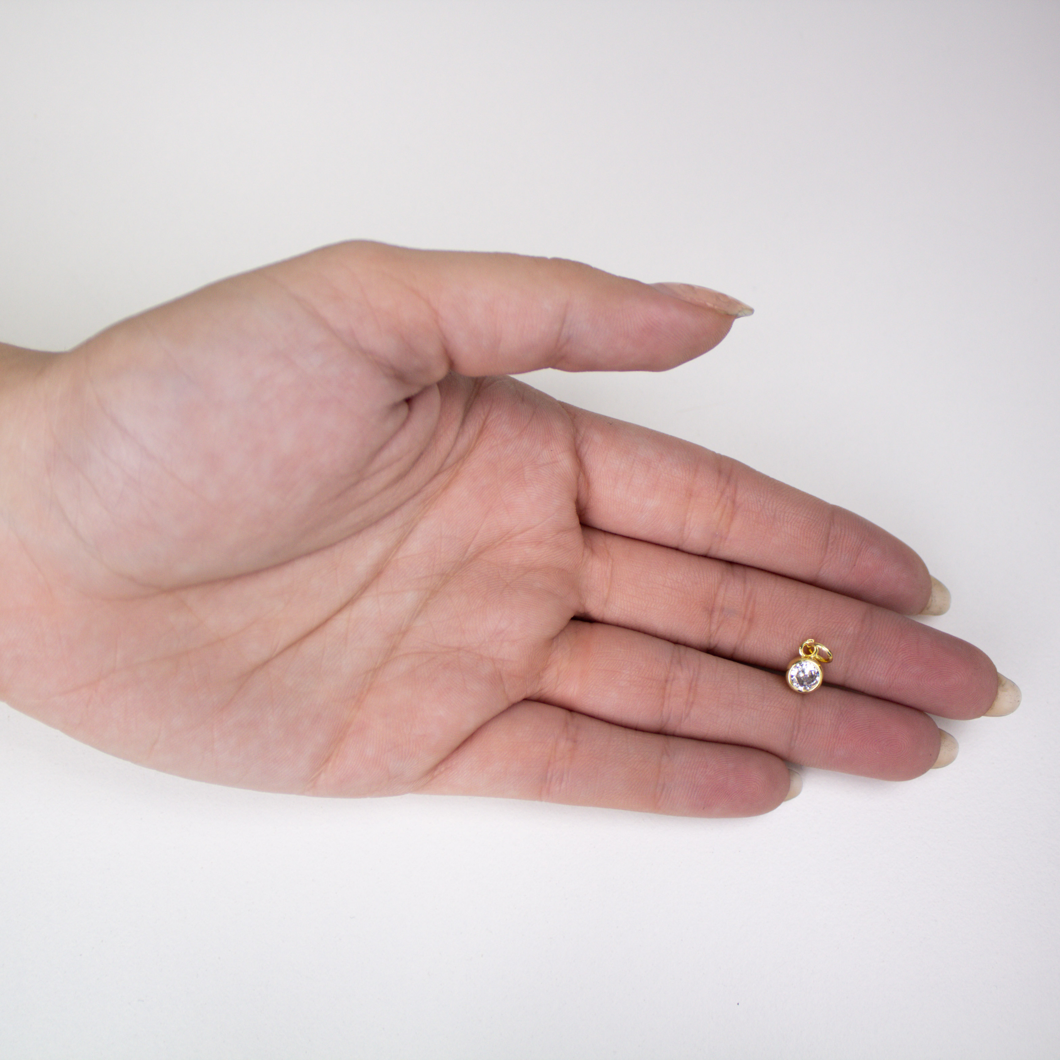 17319 Clear Crystal Round Pendant