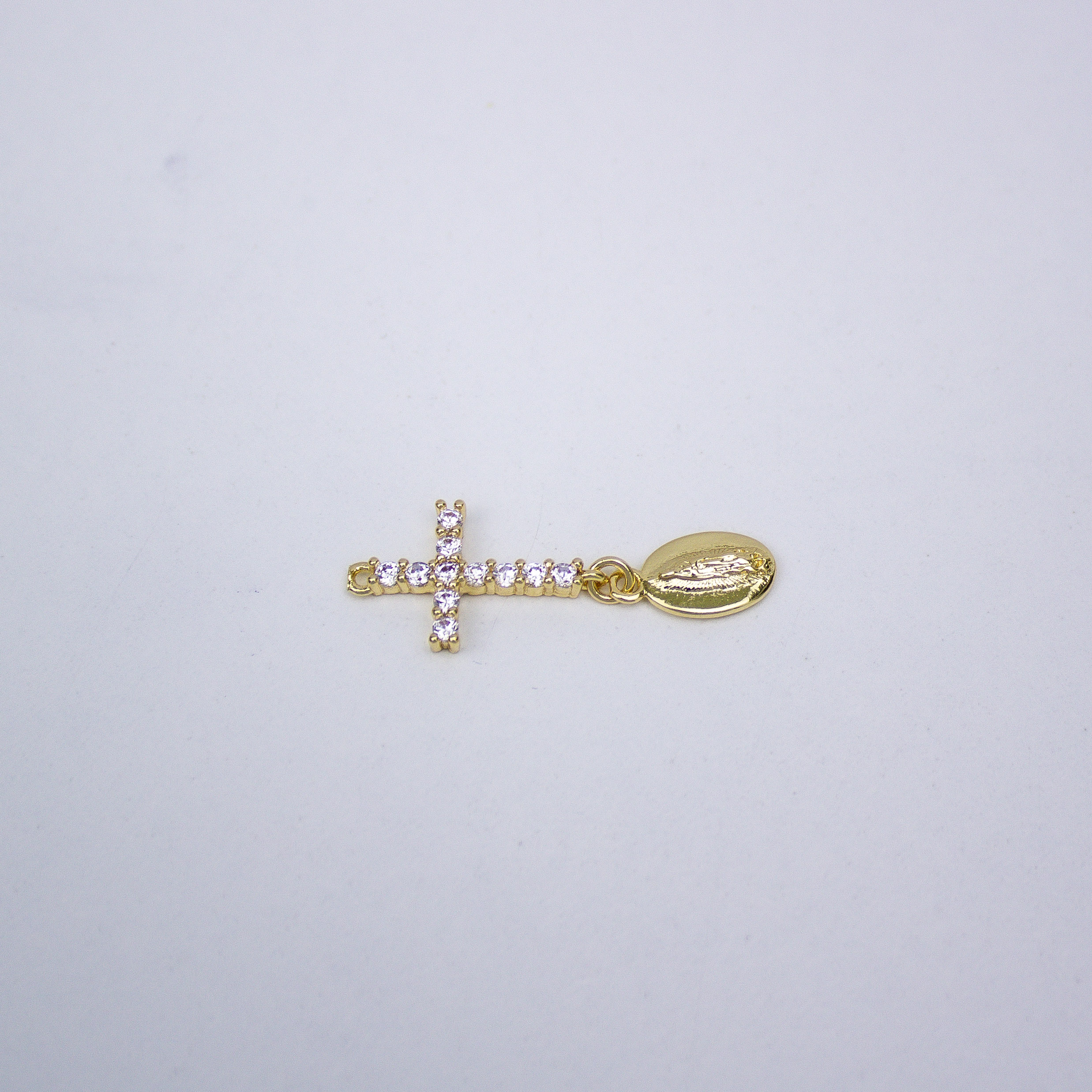 17333 Clear Cross with Guadalupe Connector