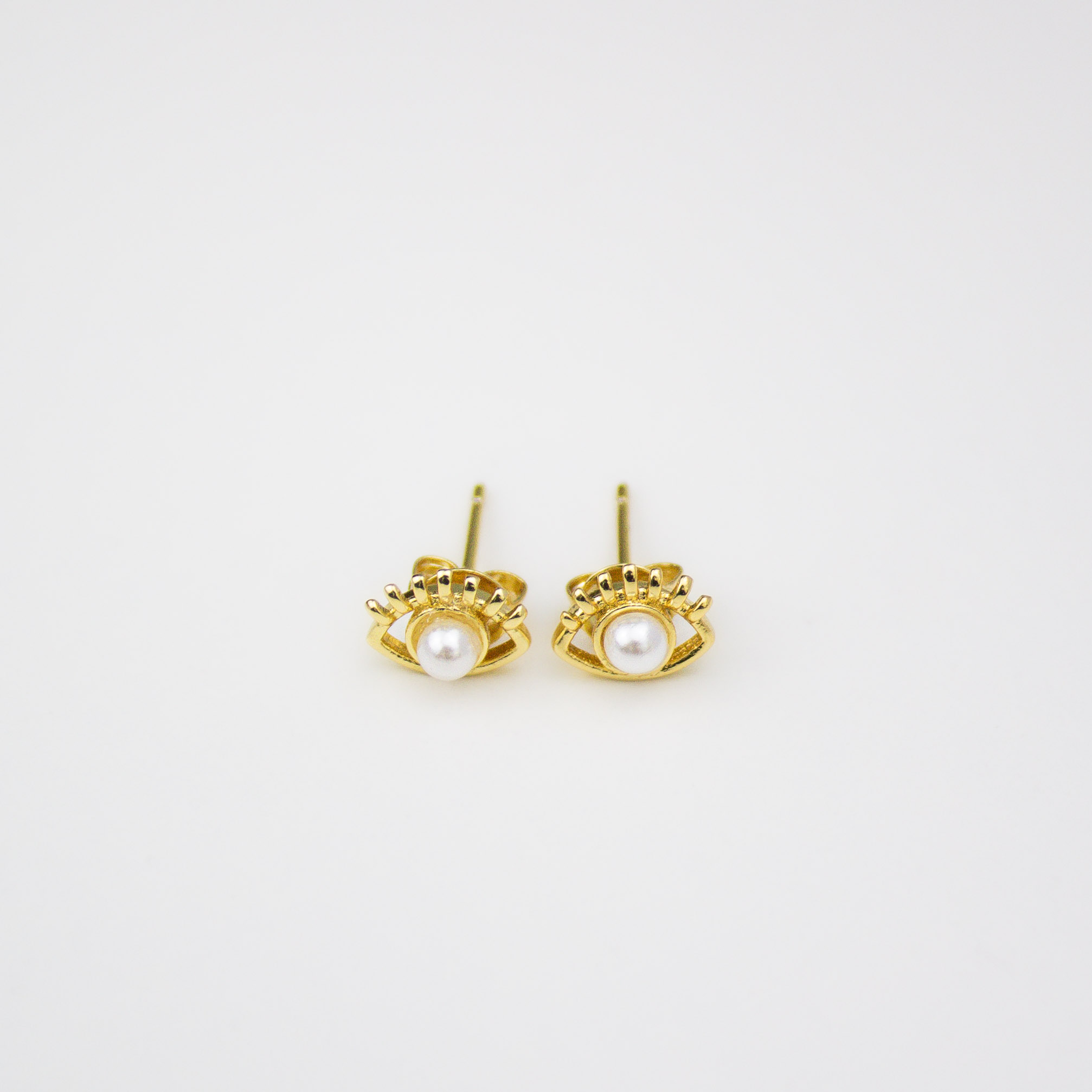 17465 3mm Earring Eyes with Pearl