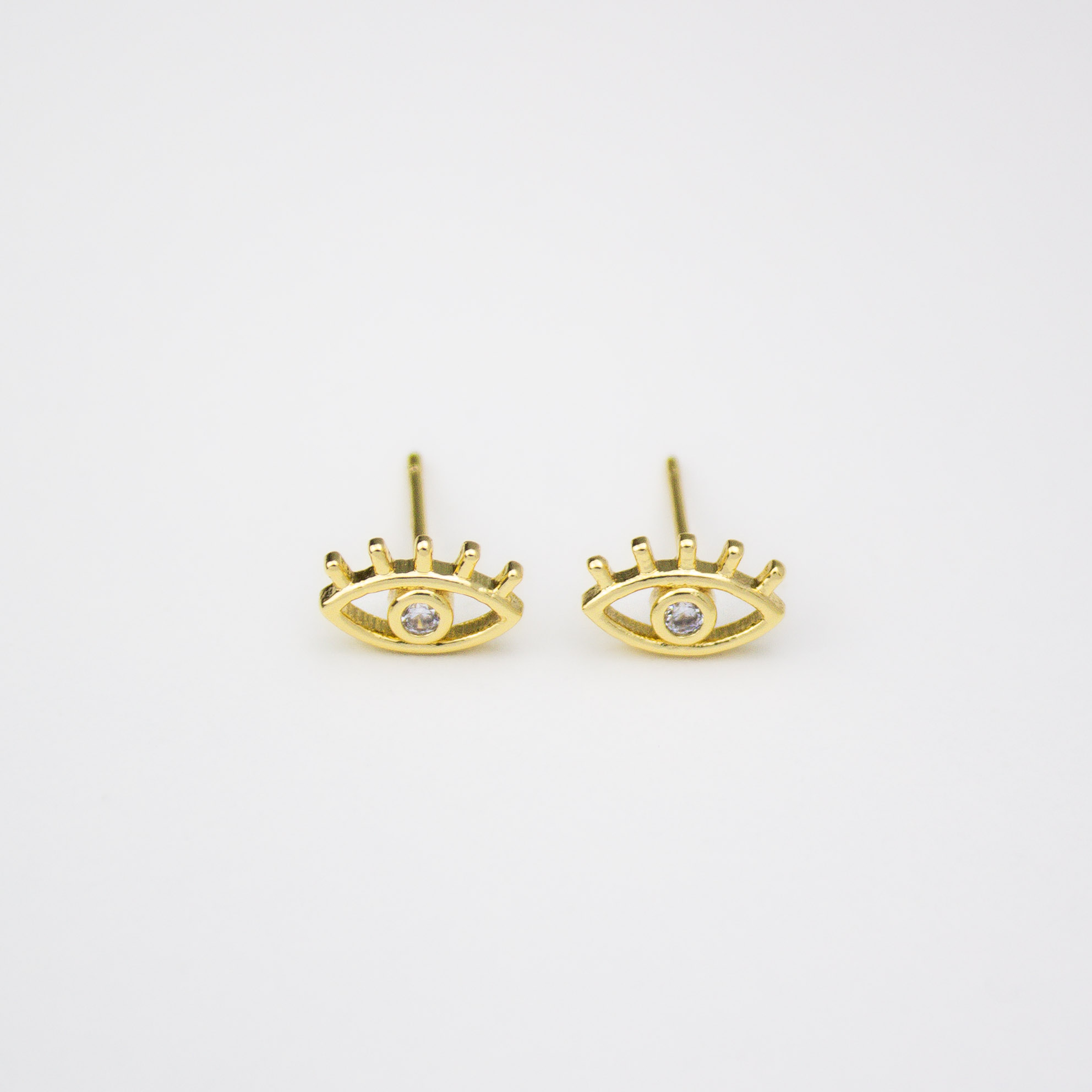 17466 Earring Mini Eye Gold