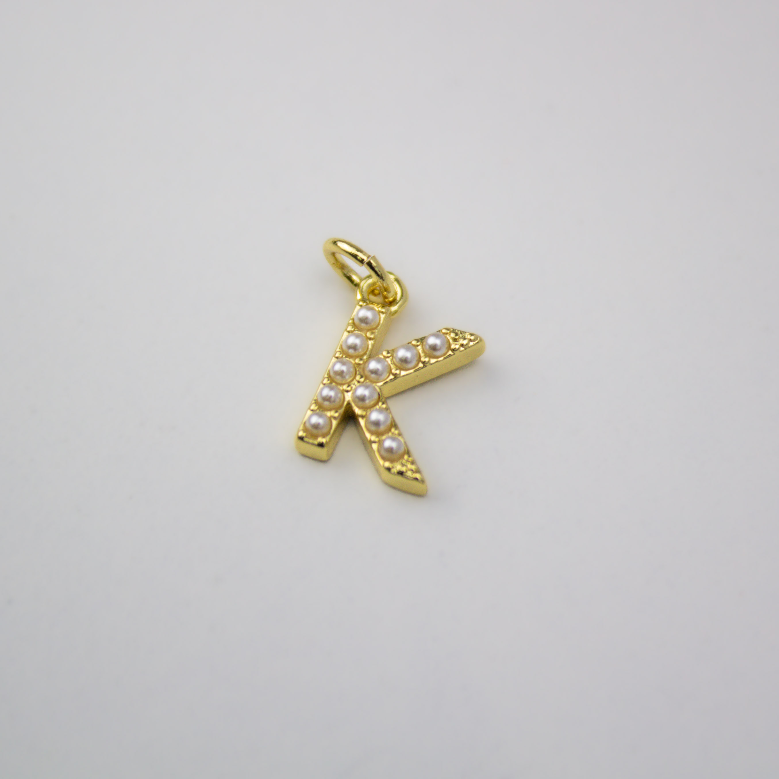 17565 Pearl Initial Letter K Pendant