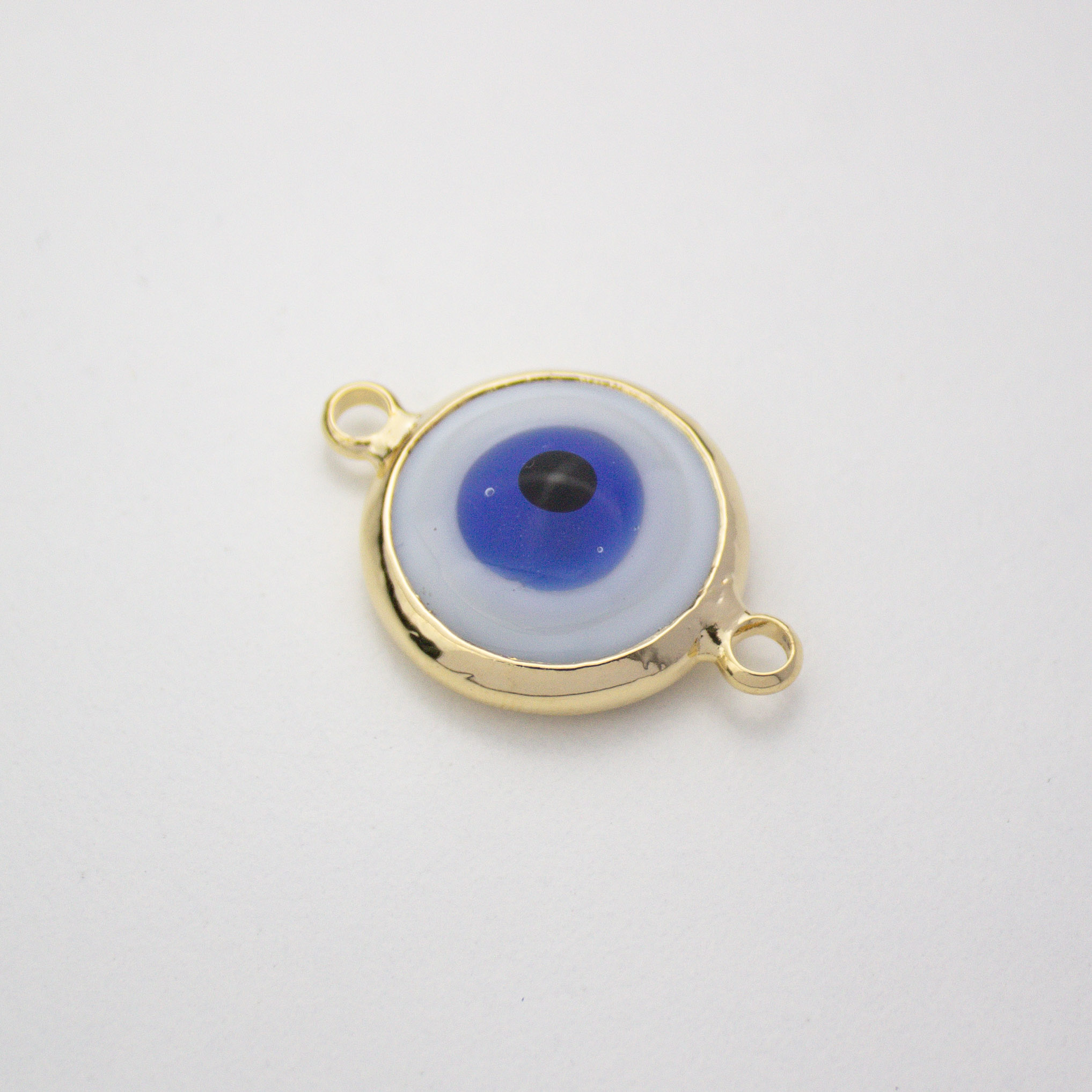 17594 Blue Eye Puff Bizel Connector