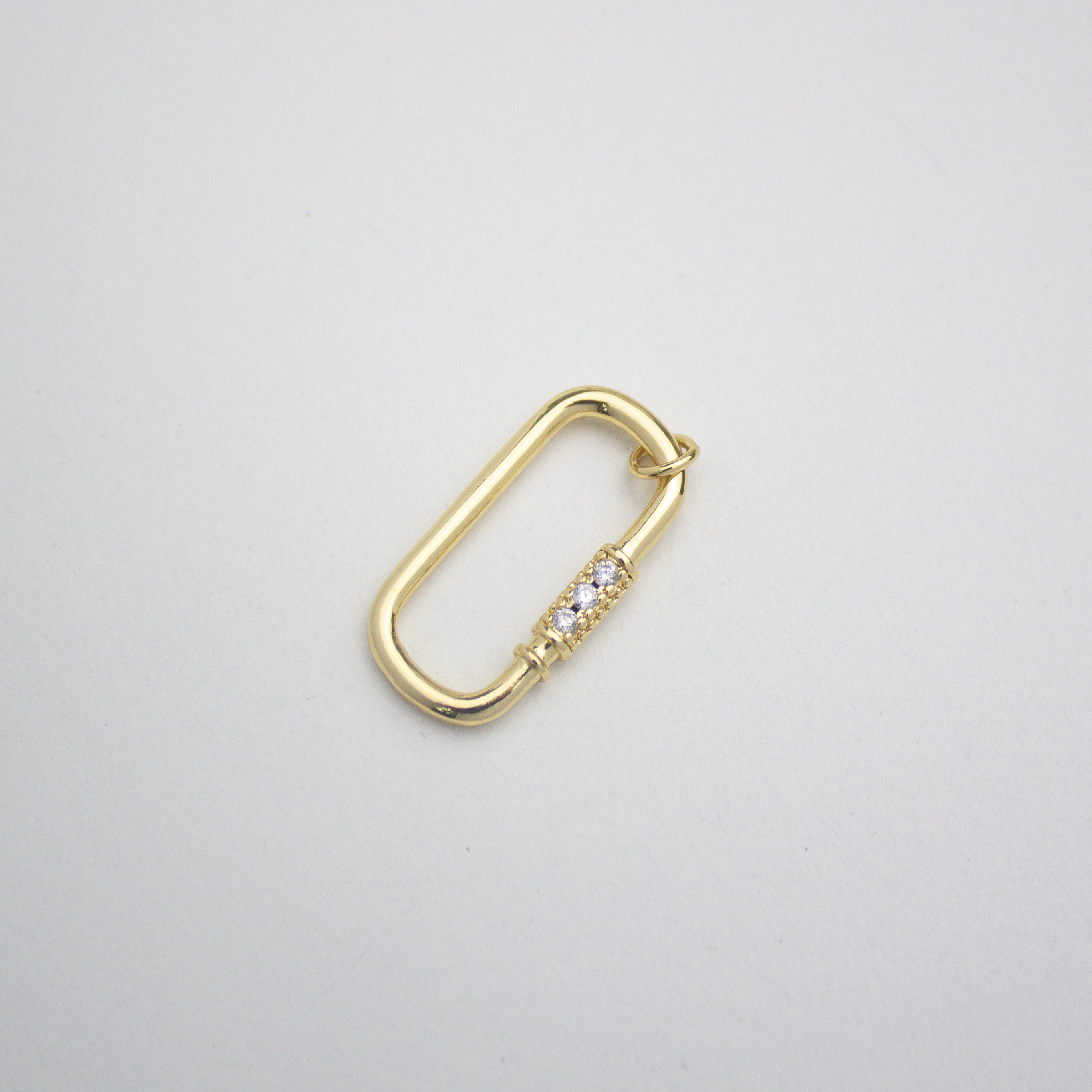 17682 Cadena Gancho Ovalado de Oro