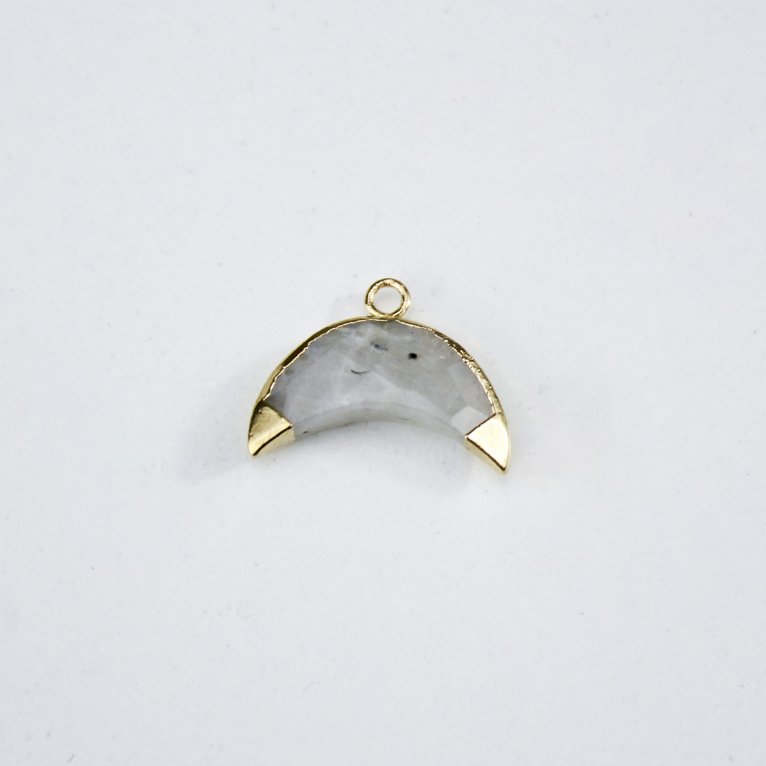 17708 White inverted moon 