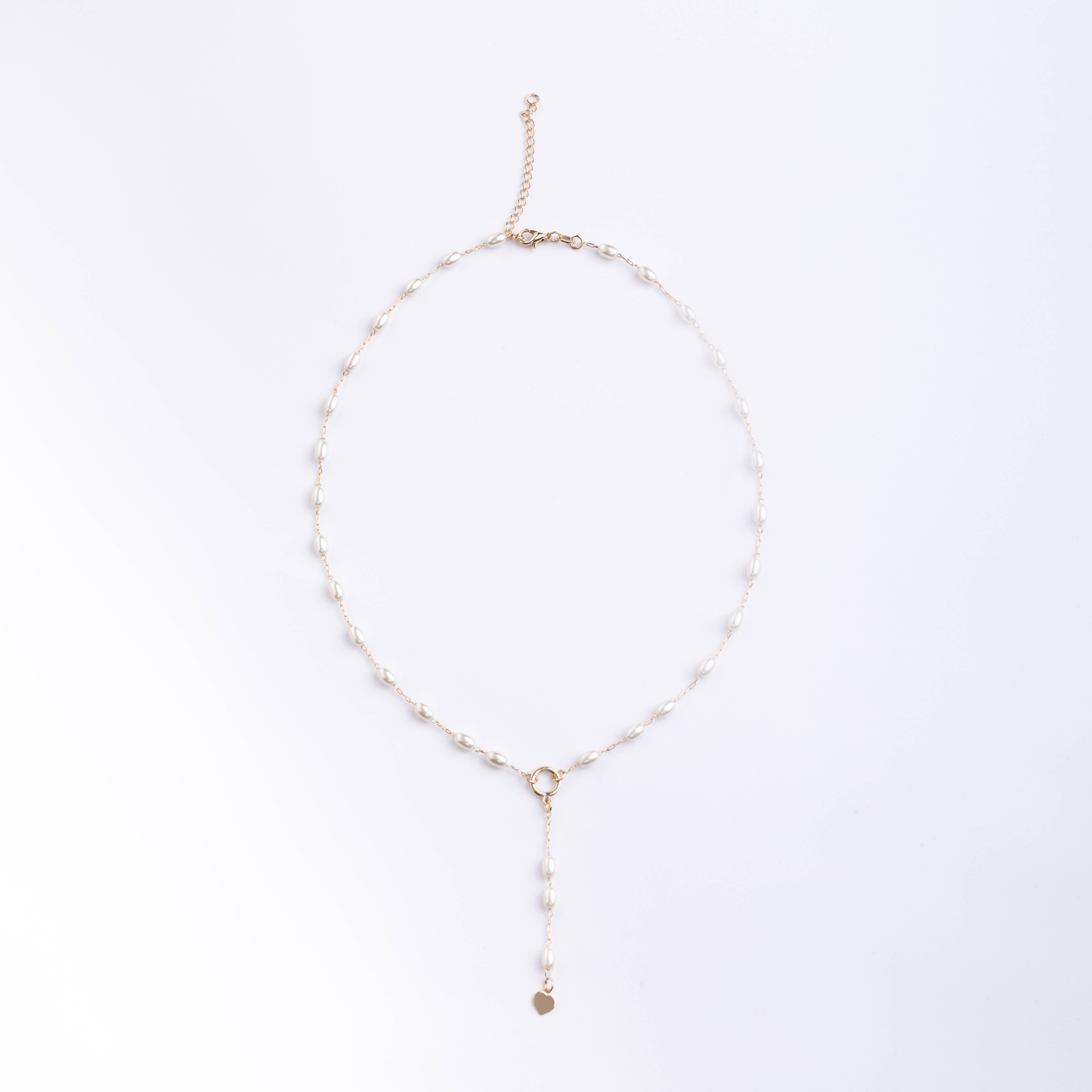 17744 Rice Pearl Chain Mini Paper Clip