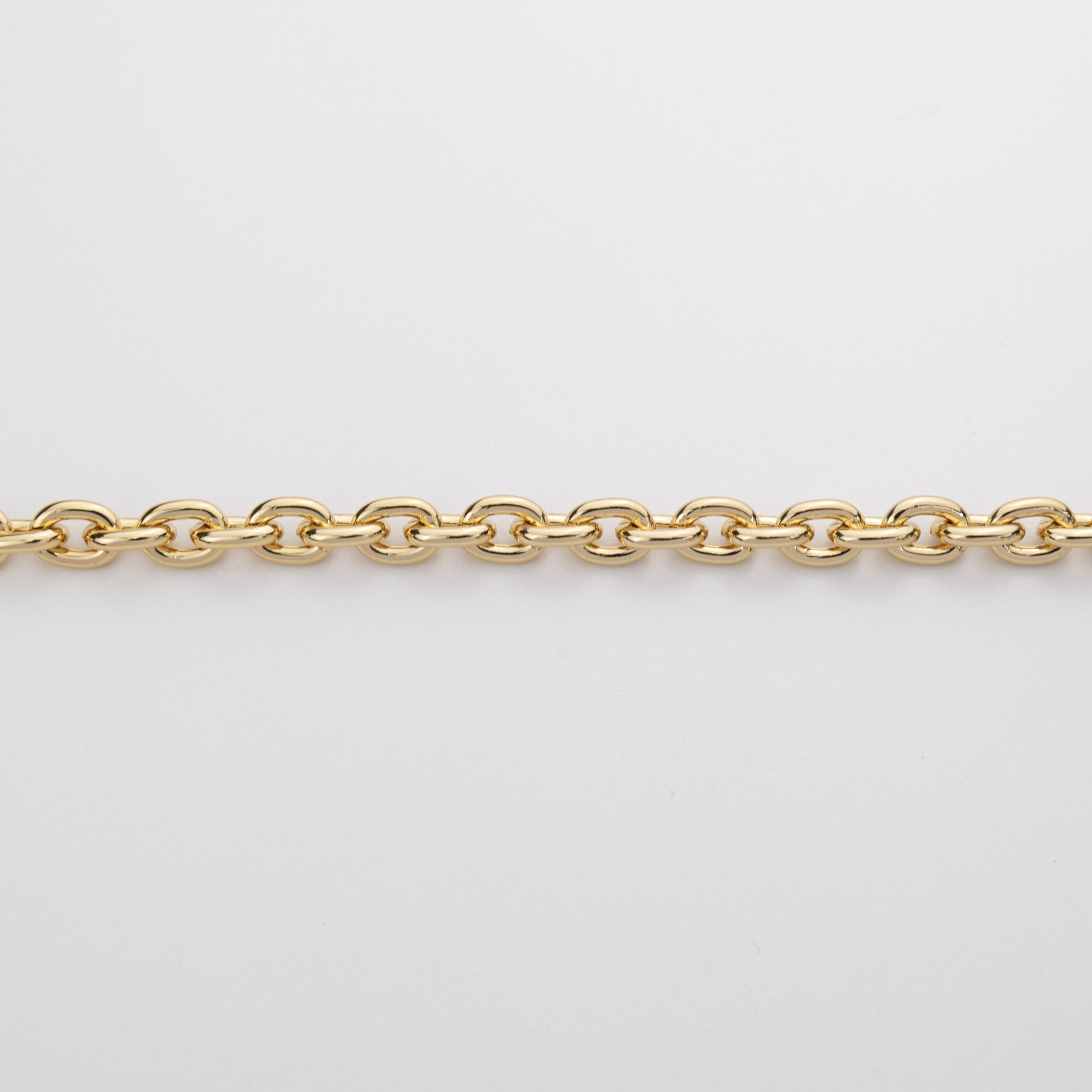 17925 Gold Chain Aluminum 7x9.5mm